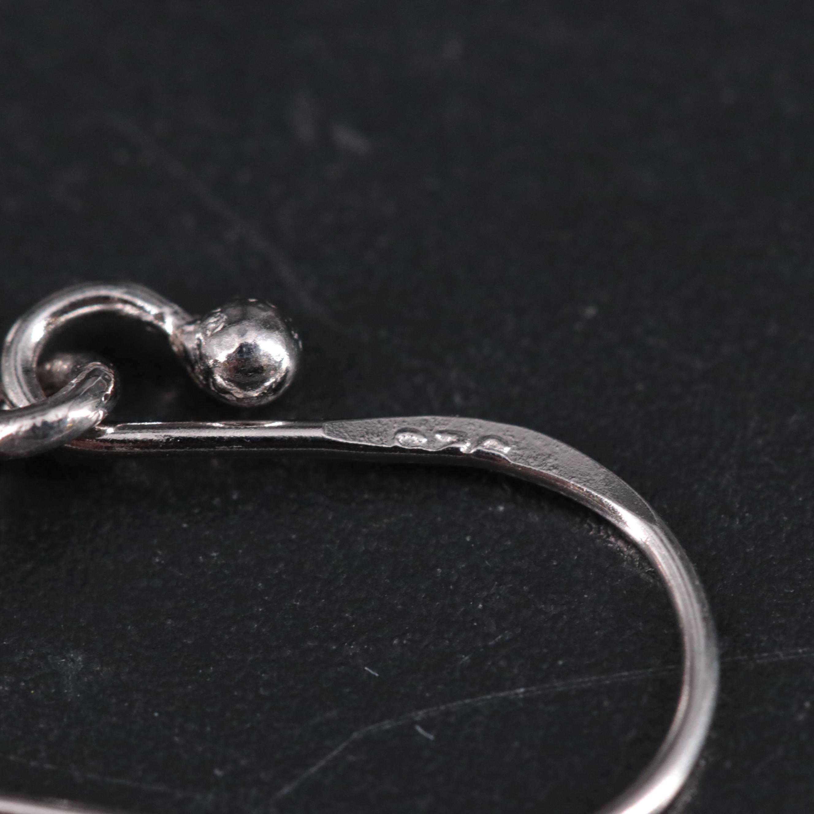 Gemstone Drop Earrings