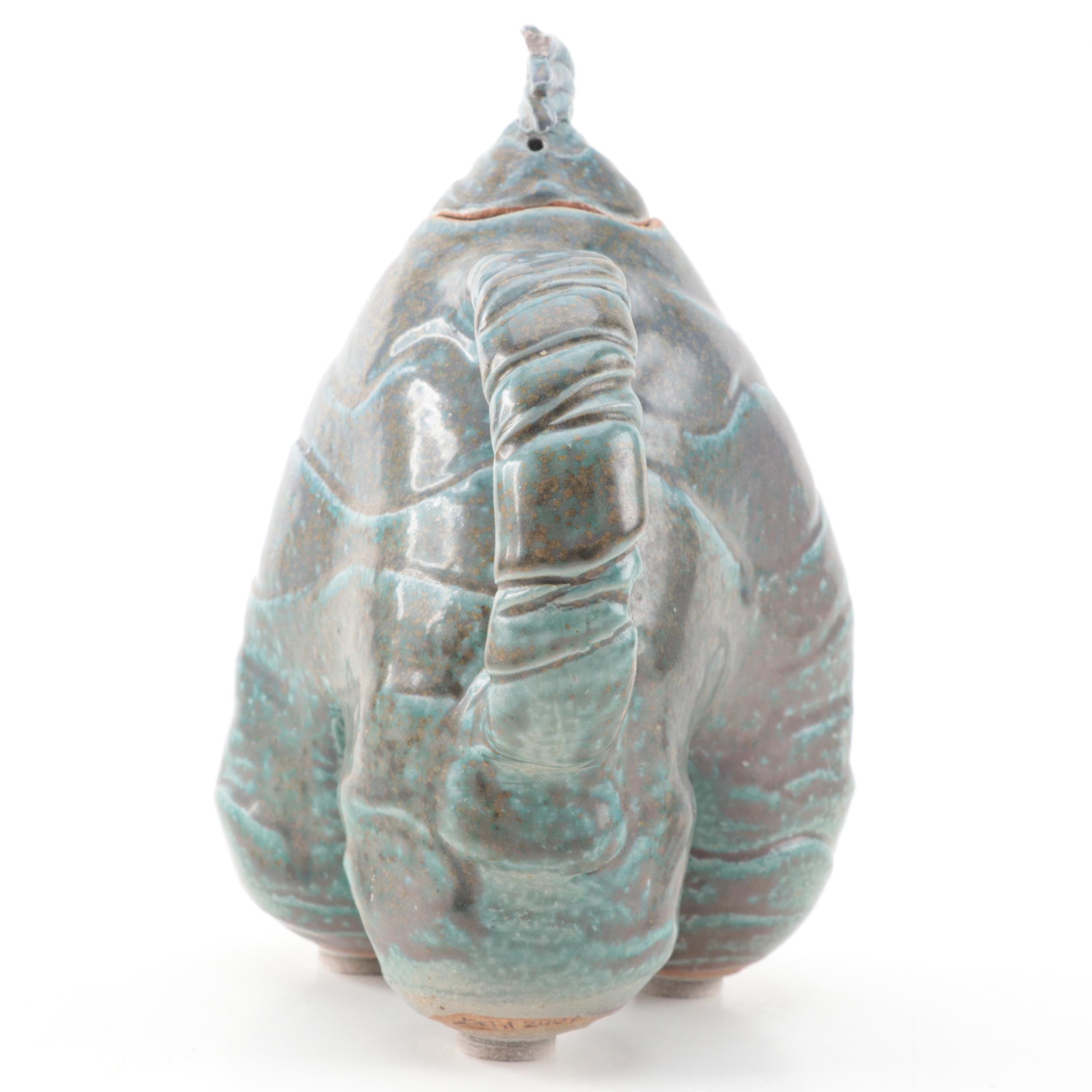 Jeff Diehl Ceramic Vessel Sculpture, 2007