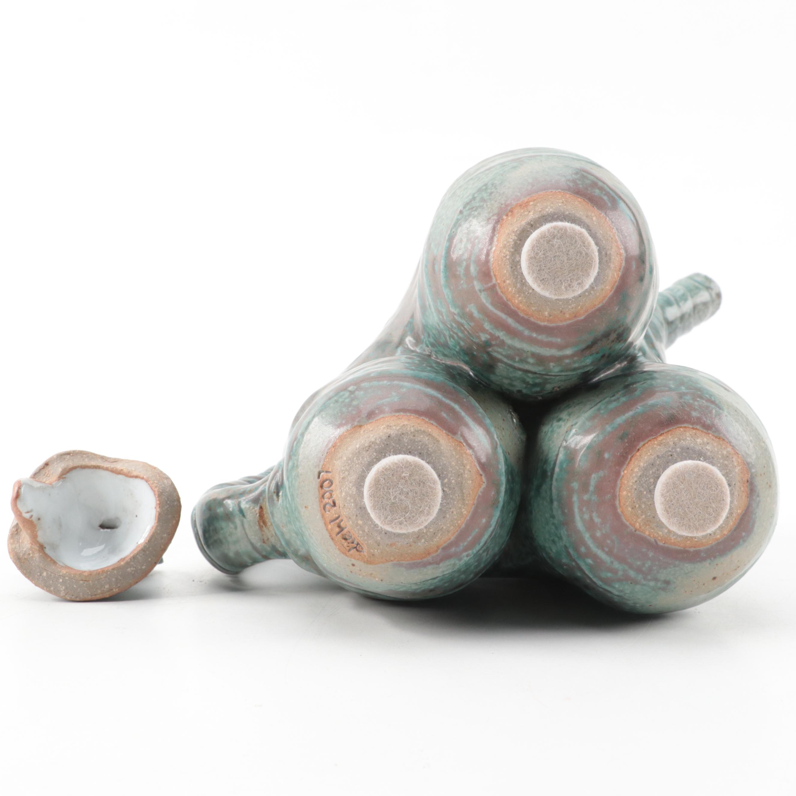 Jeff Diehl Ceramic Vessel Sculpture, 2007