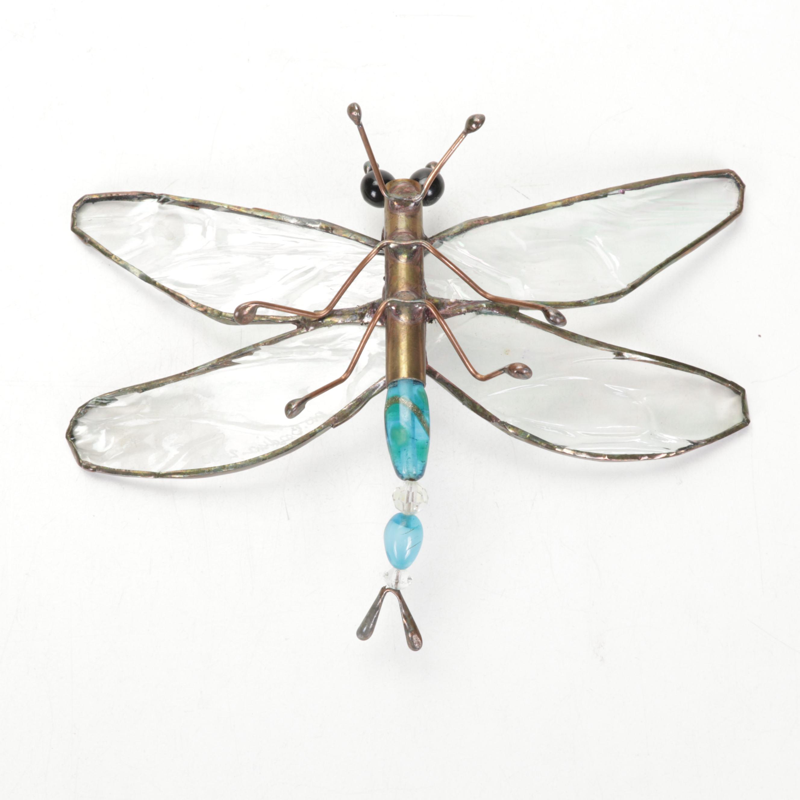 Rose Stained Glass Oval Panel and Window Sun Catchers