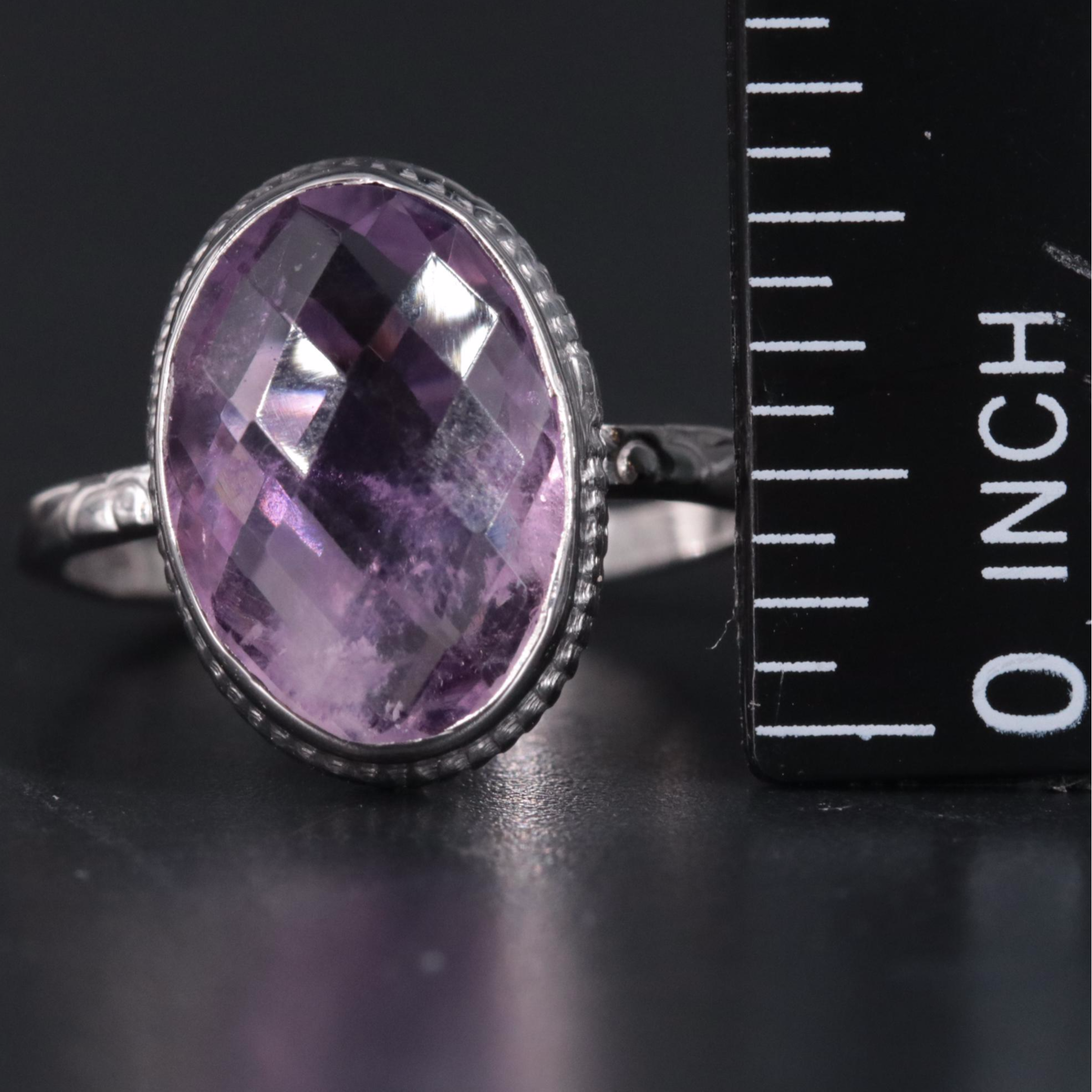 Sterling Silver Gemstone Ring