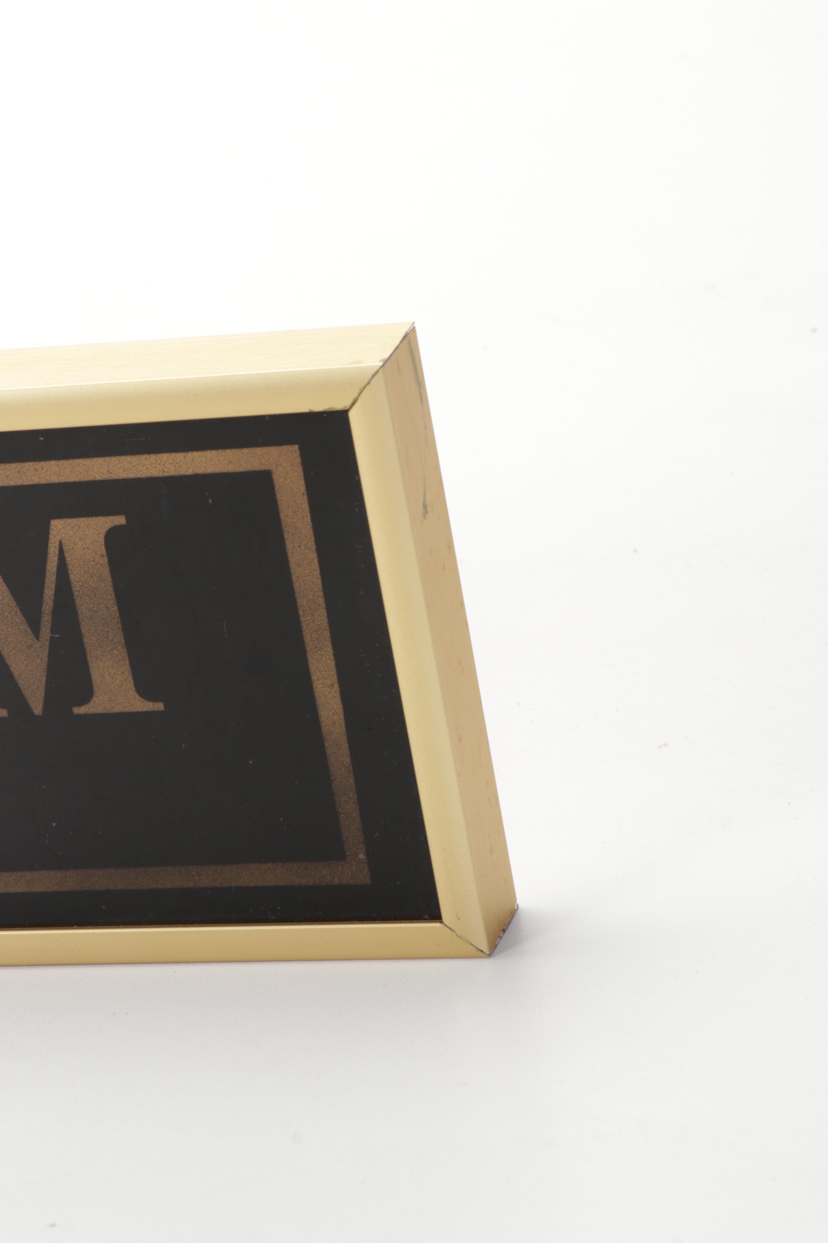 "Insane Asylum Family Entrance" Sign, 20th Century