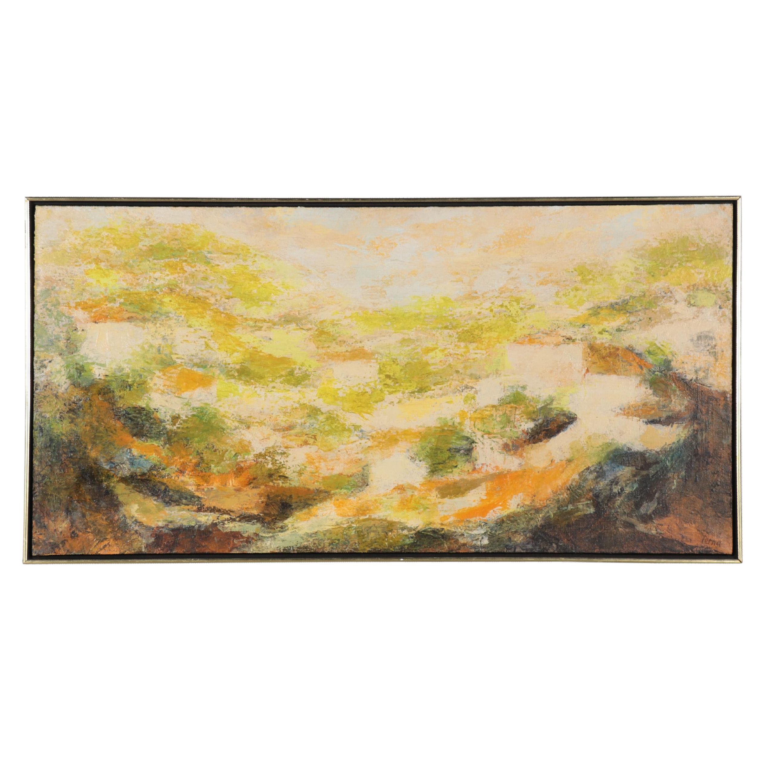 Frederick Terna Oil Painting "Lookout and Sandy Plain"