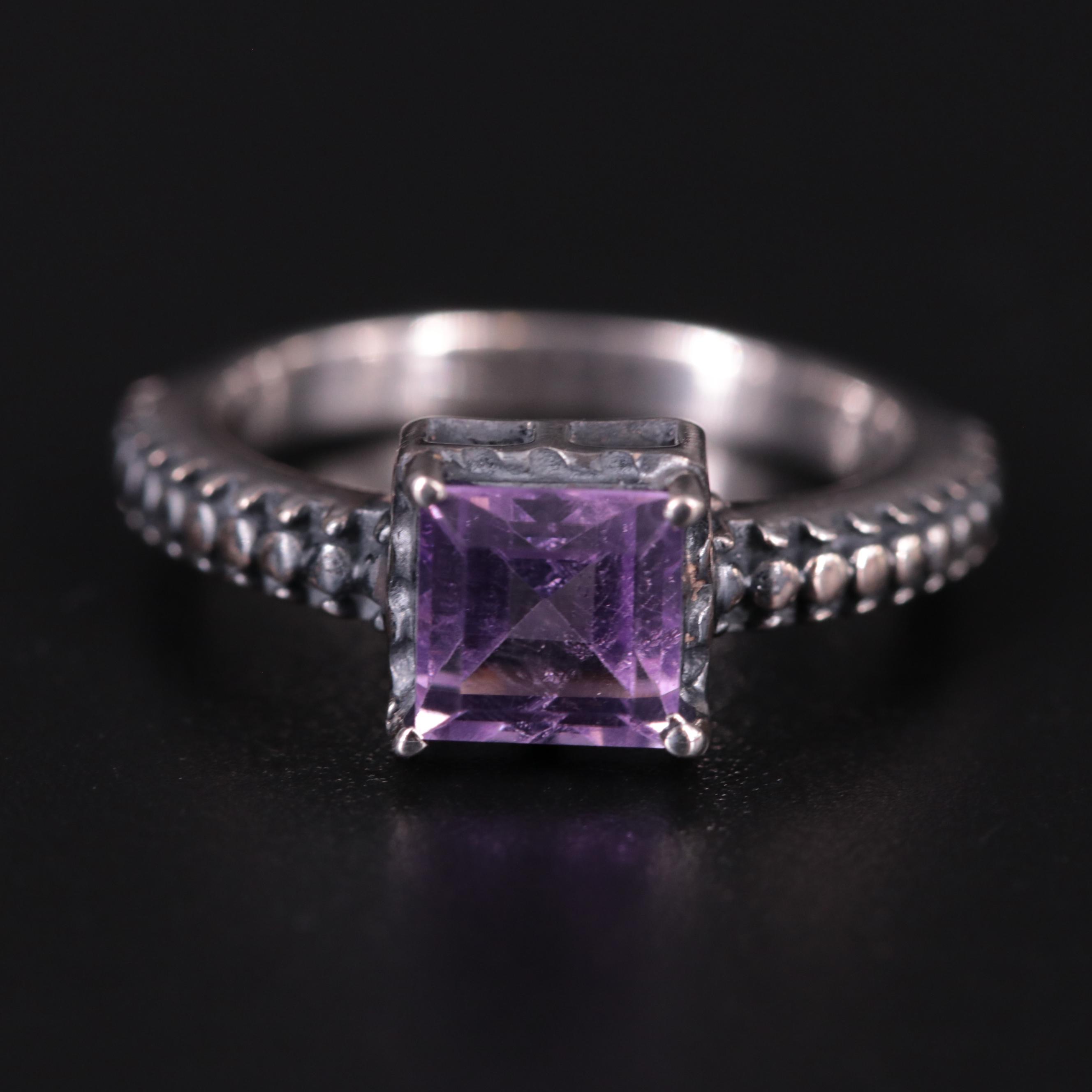 Sterling Silver Amethyst Ring
