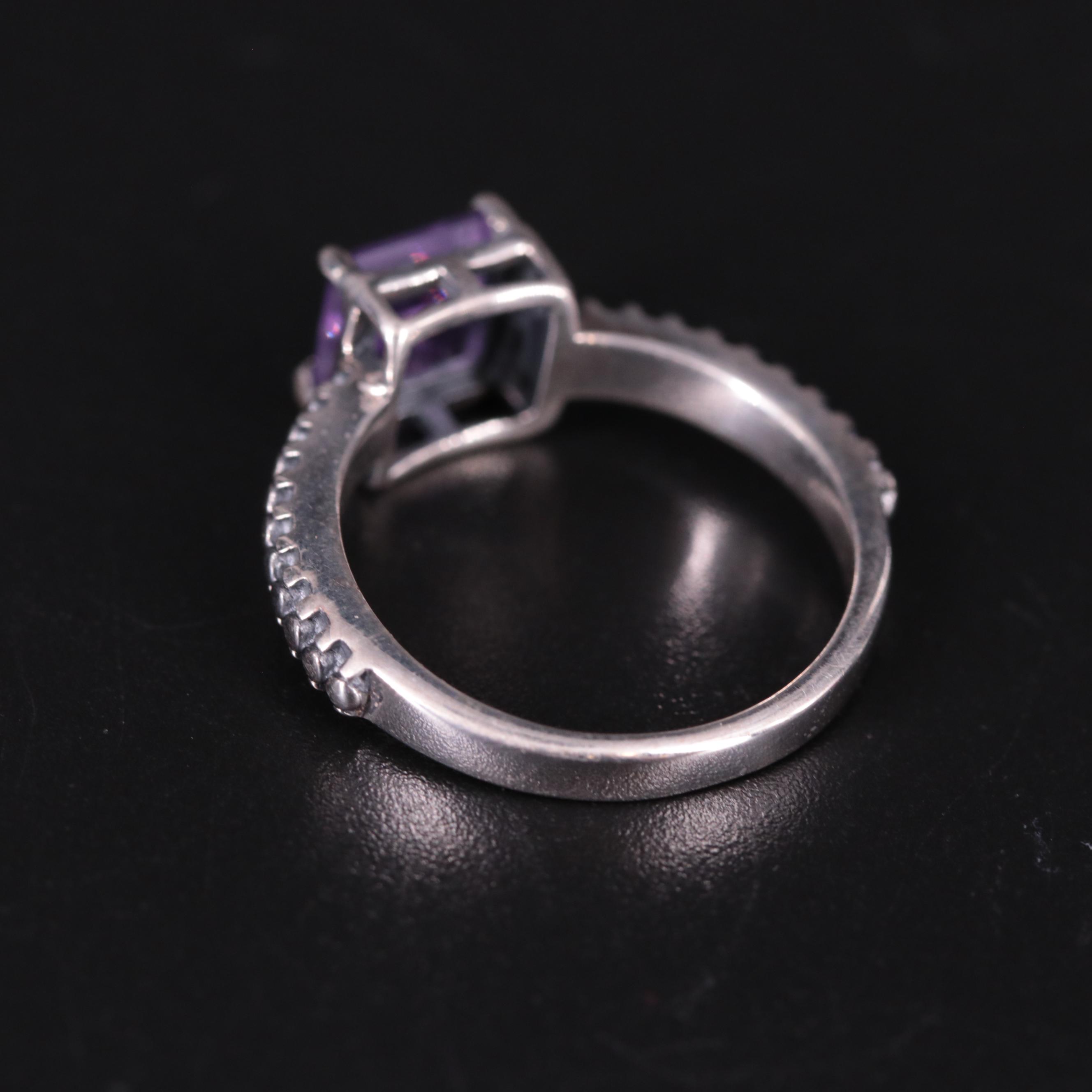 Sterling Silver Amethyst Ring