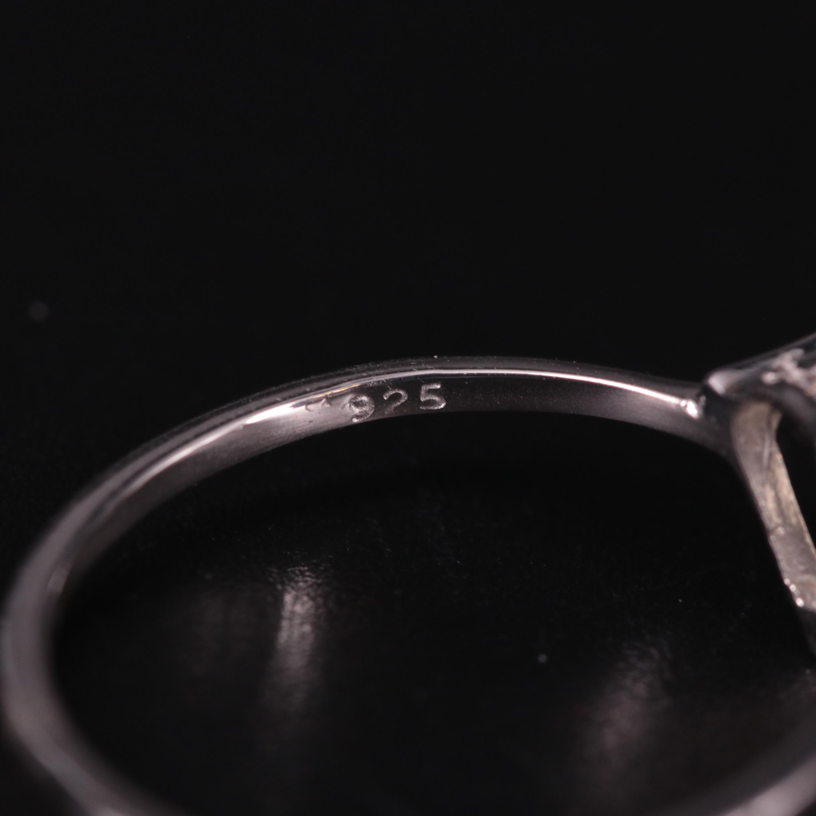 Sterling Silver Gemstone Ring