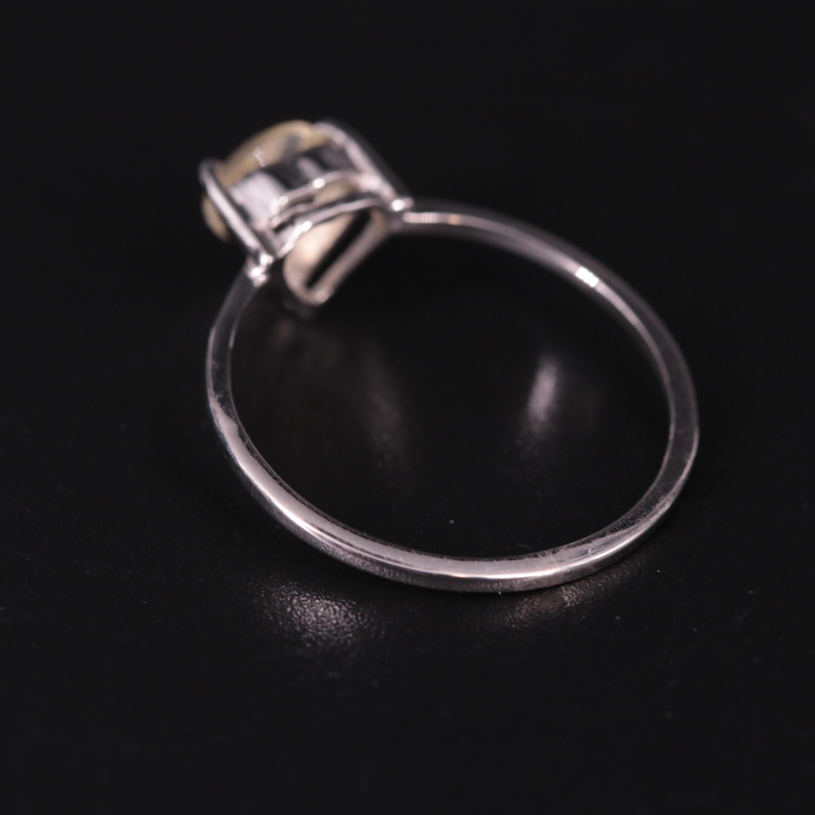 Sterling Silver Gemstone Ring