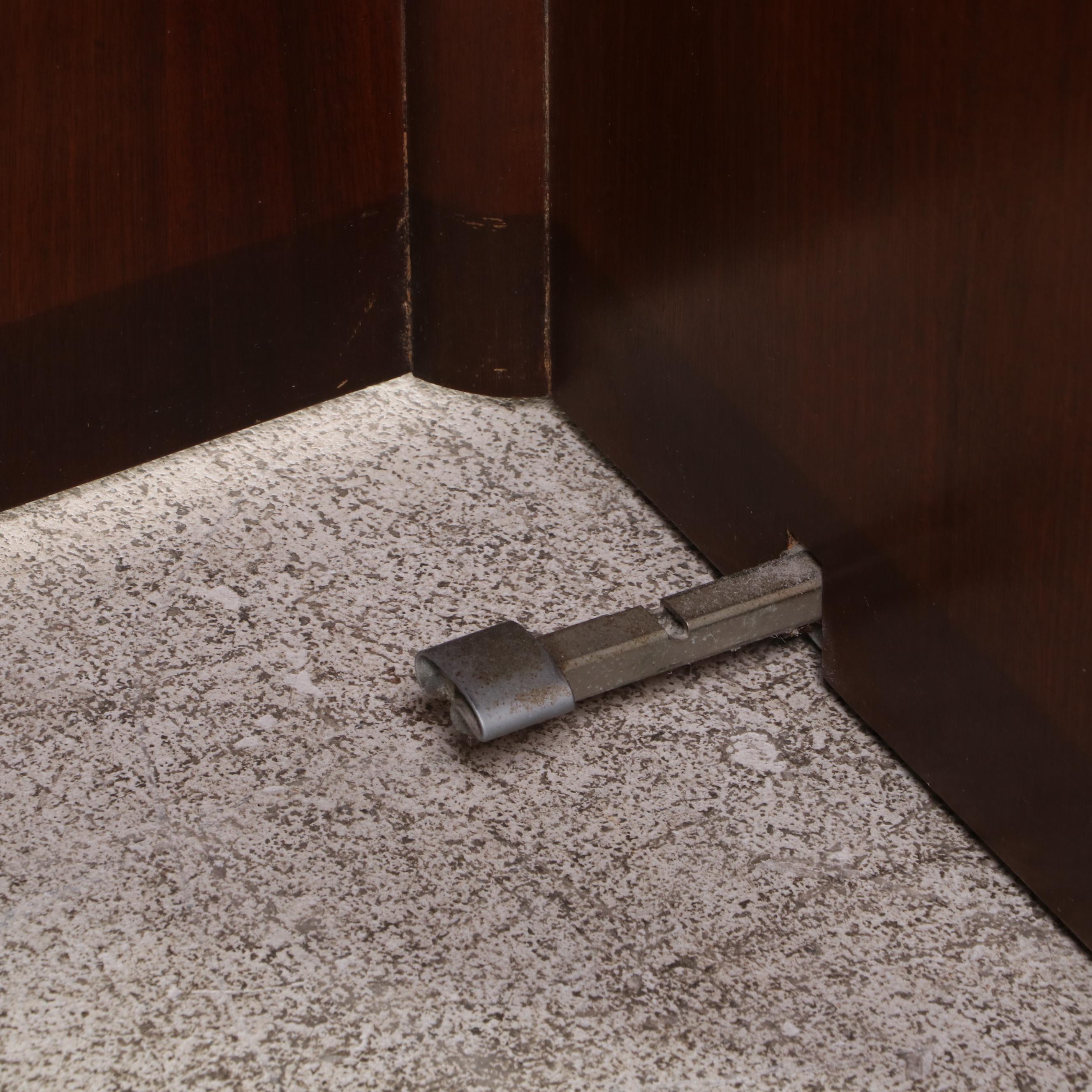 Singer Model 15-91 Sewing Machine in Mahogany Work Bench, 1950s