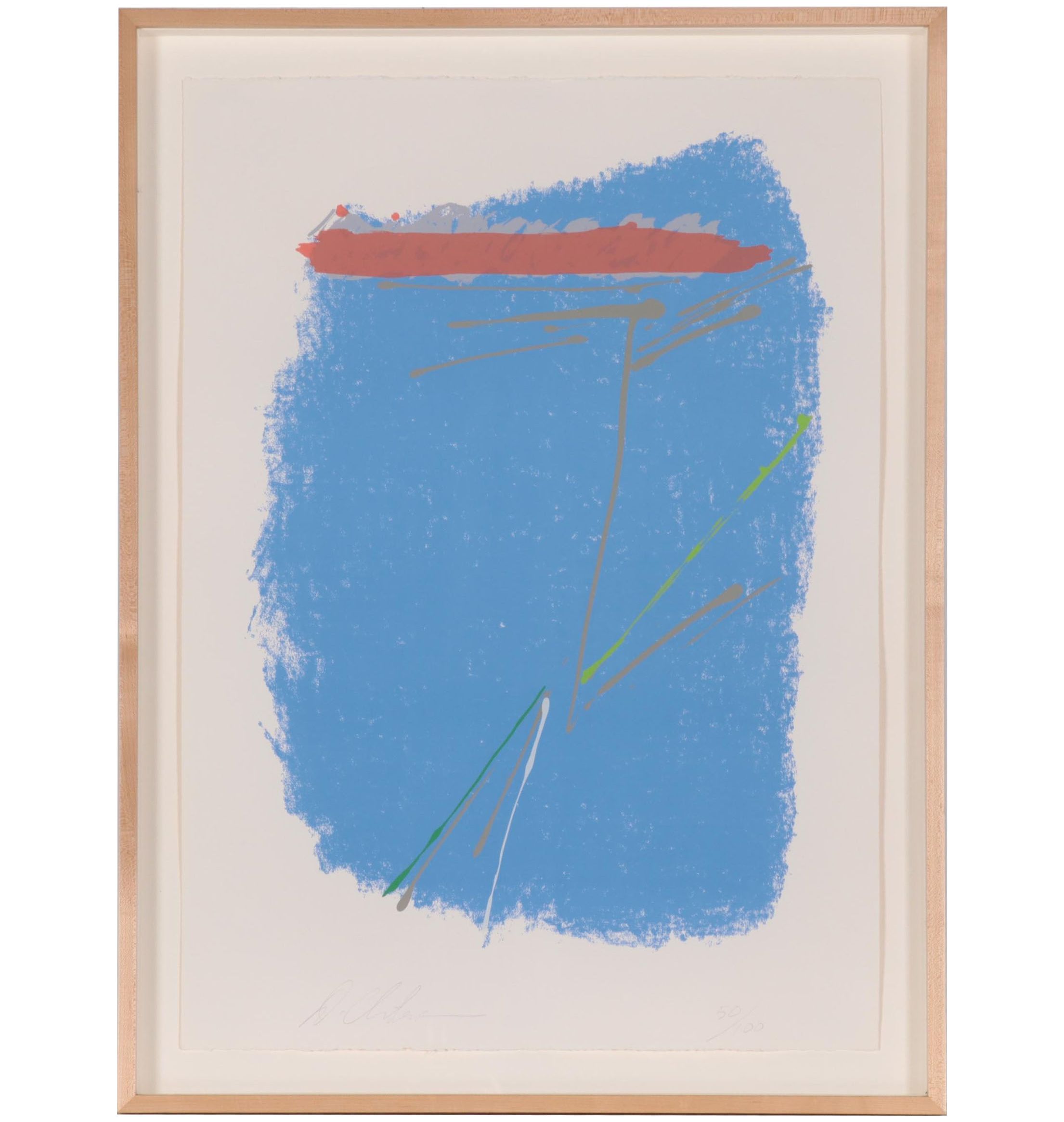 Dan Christensen Abstract Serigraph