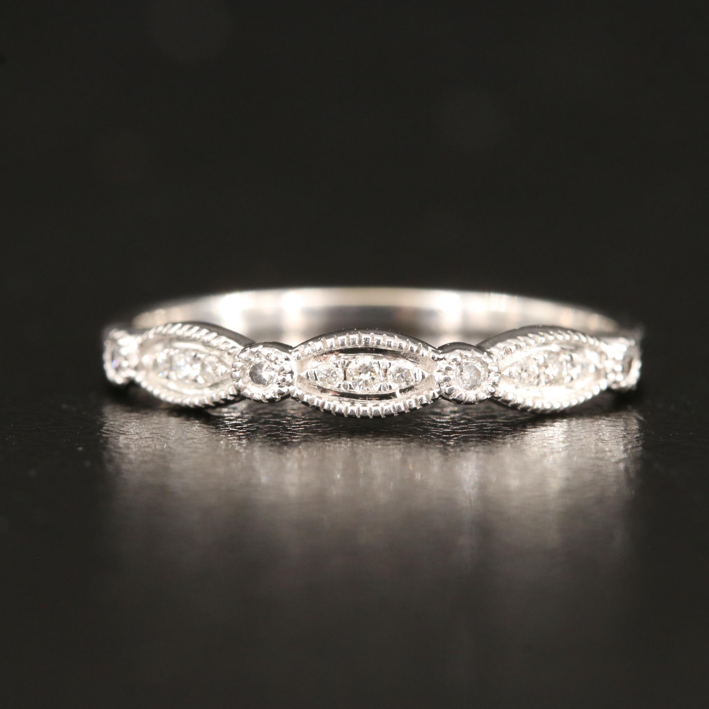 14K 0.11 CTW Diamond Band