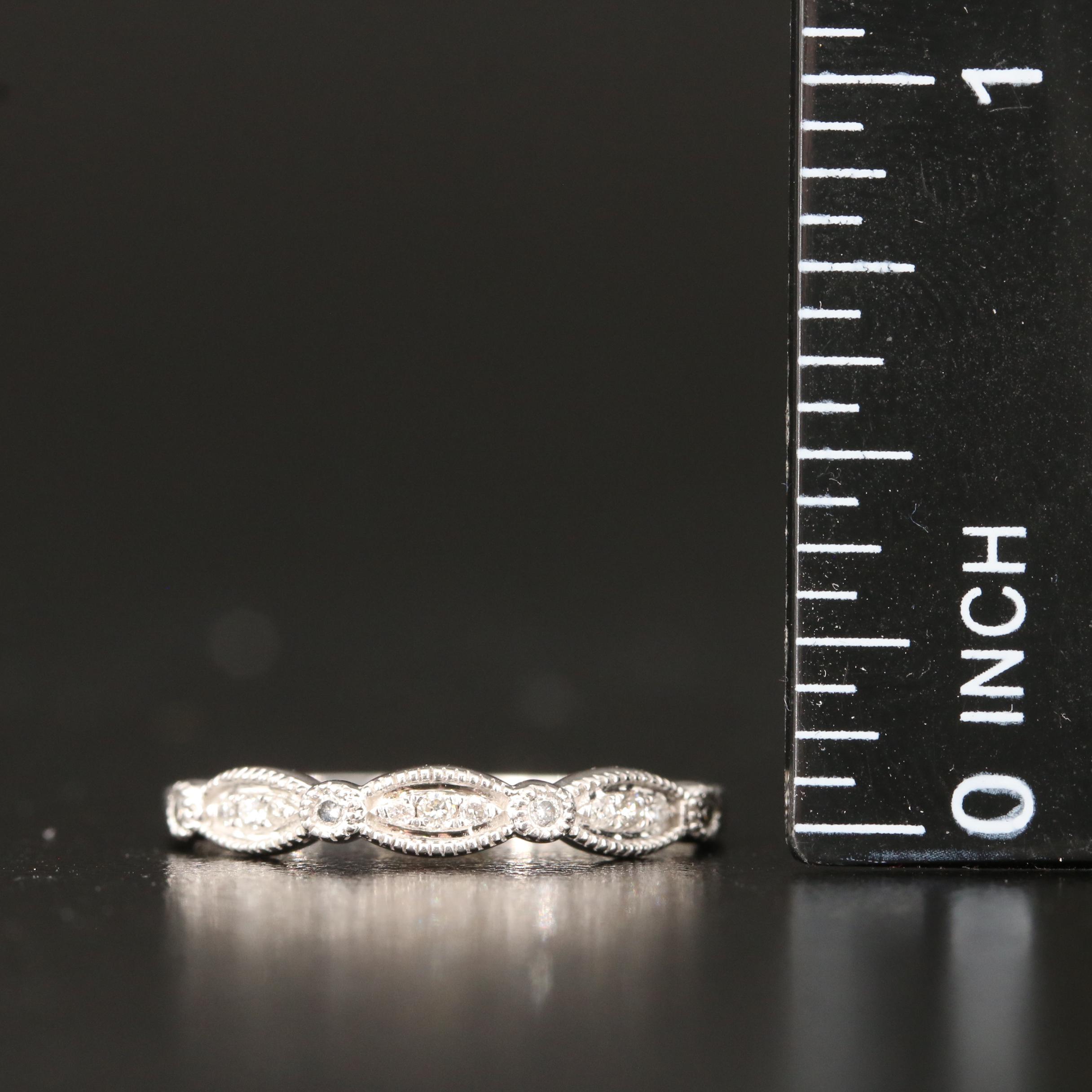 14K 0.11 CTW Diamond Band