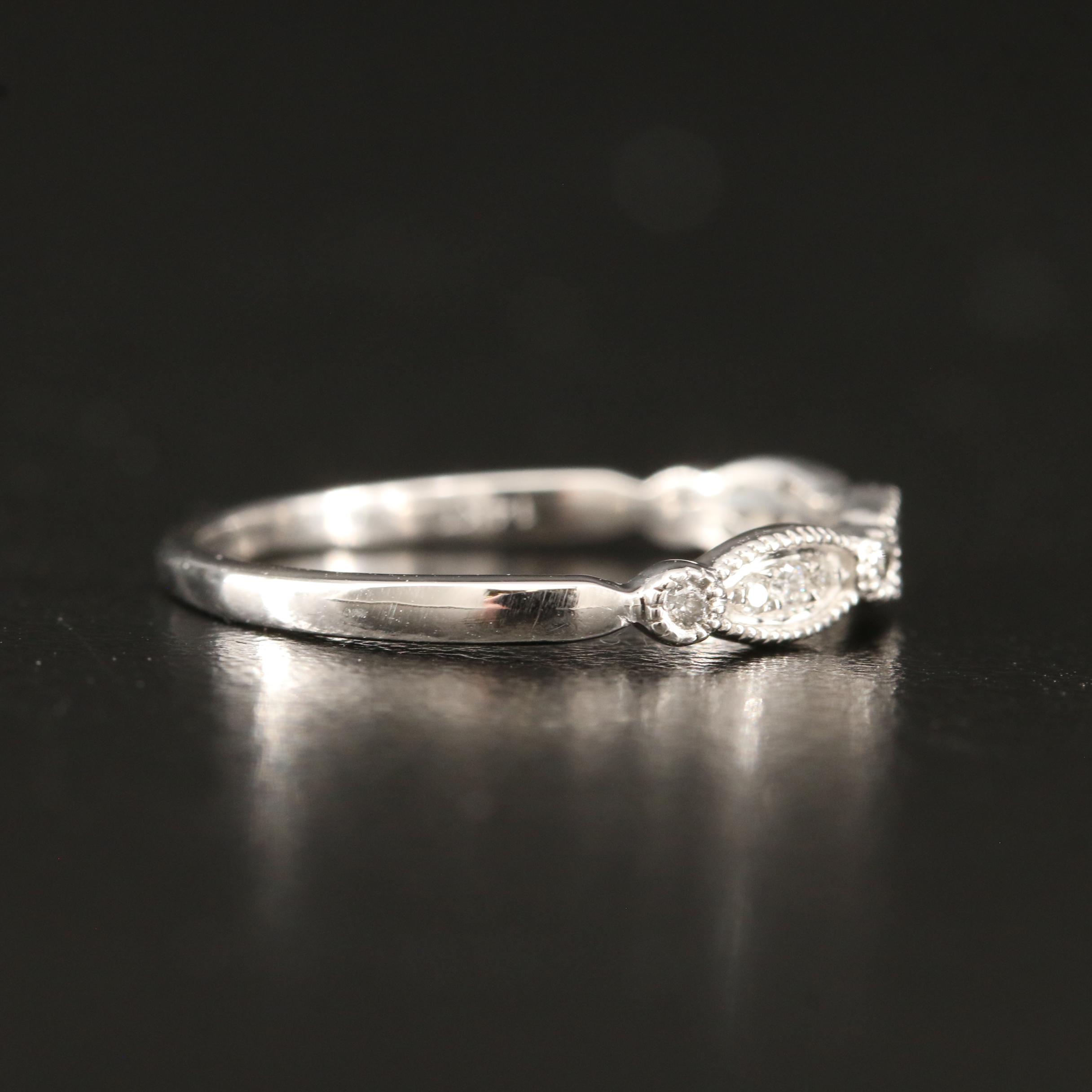 14K 0.11 CTW Diamond Band