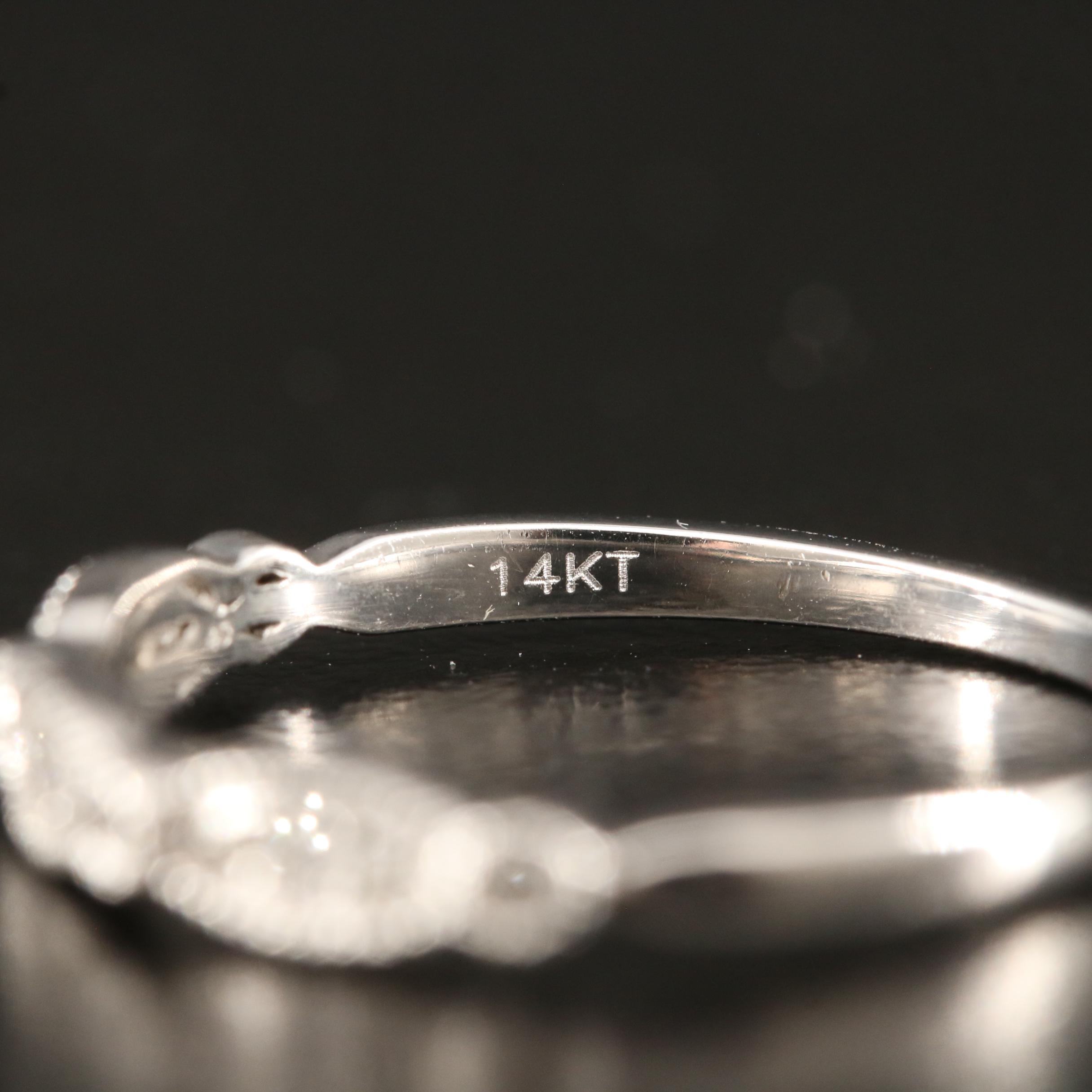 14K 0.11 CTW Diamond Band