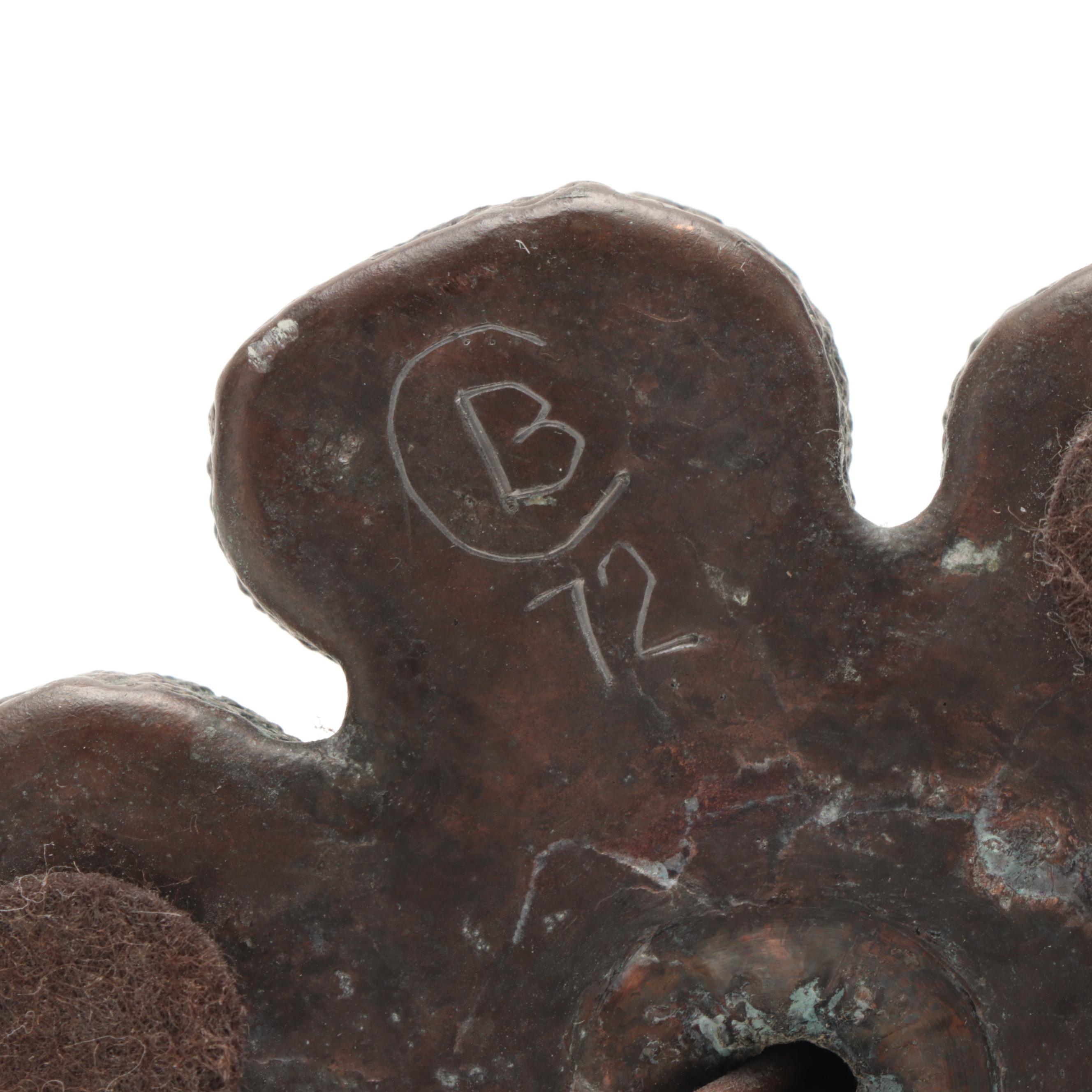 Artisan Made Stained Glass Accent Lamp, 1972