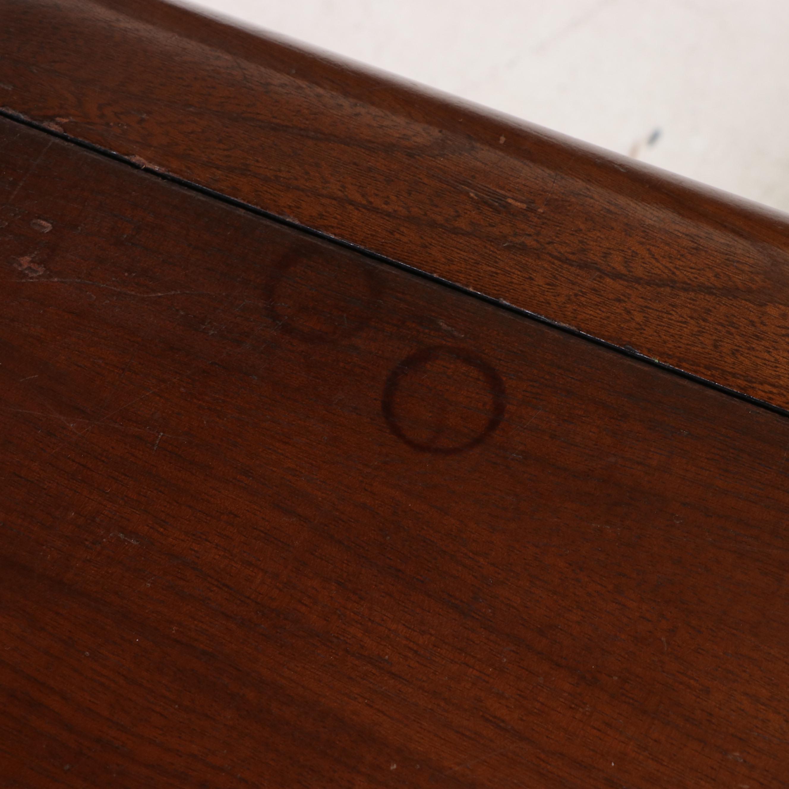 Mid Century Modern Walnut Sewing Desk with Chair, Mid-20th Century