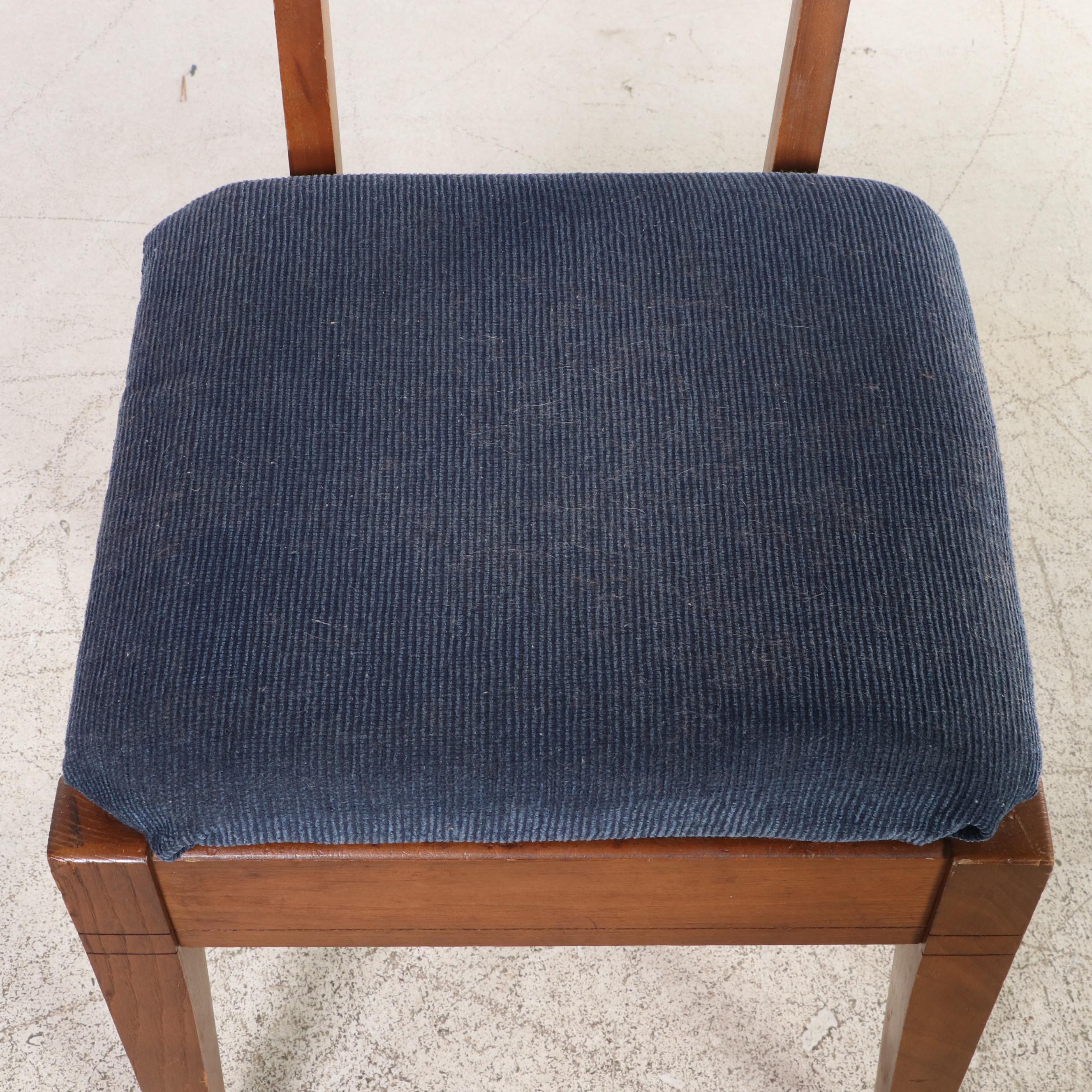 Mid Century Modern Walnut Sewing Desk with Chair, Mid-20th Century