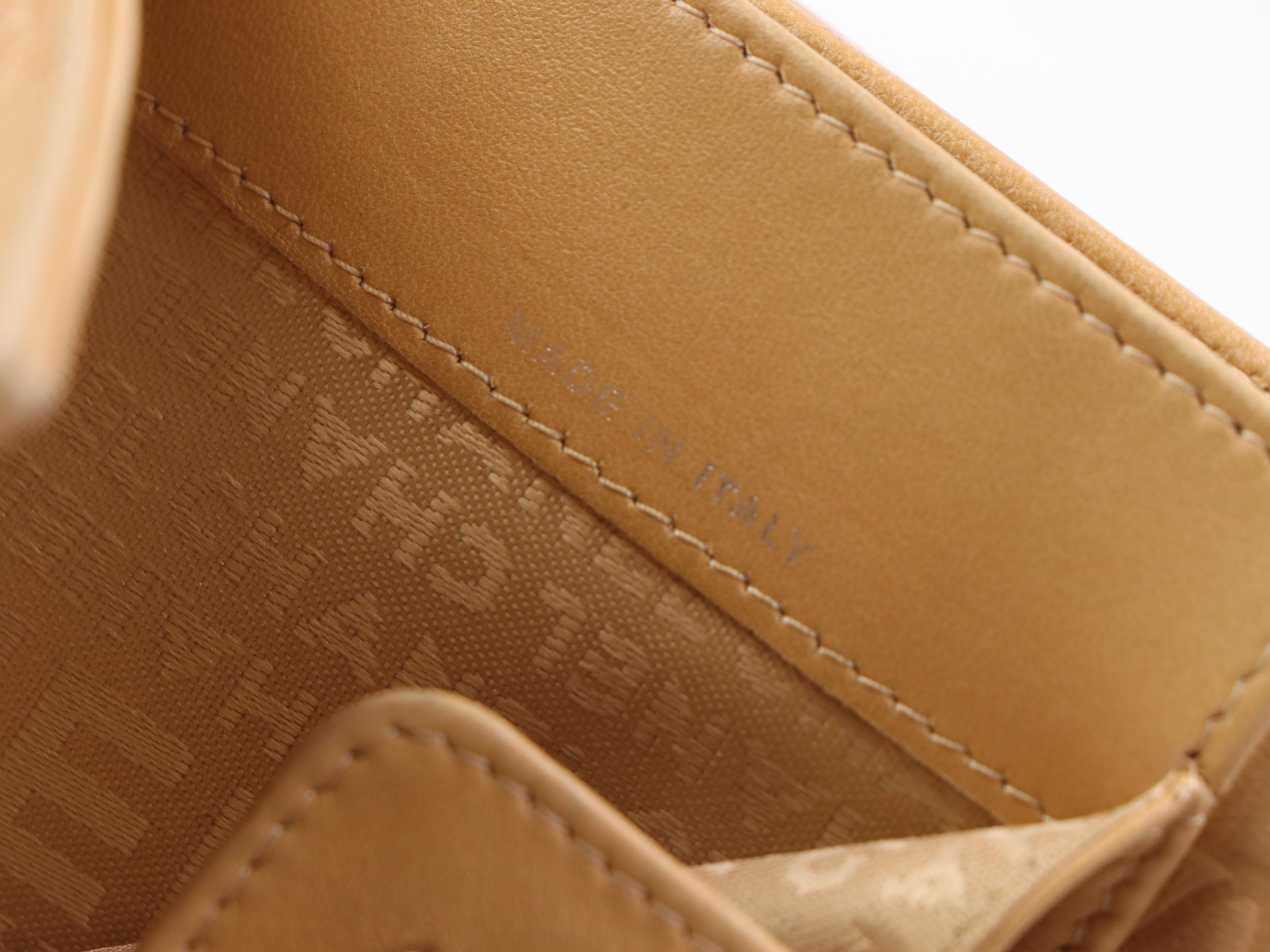 Chanel Trifold Wallet in Embossed Lambskin Leather with Box