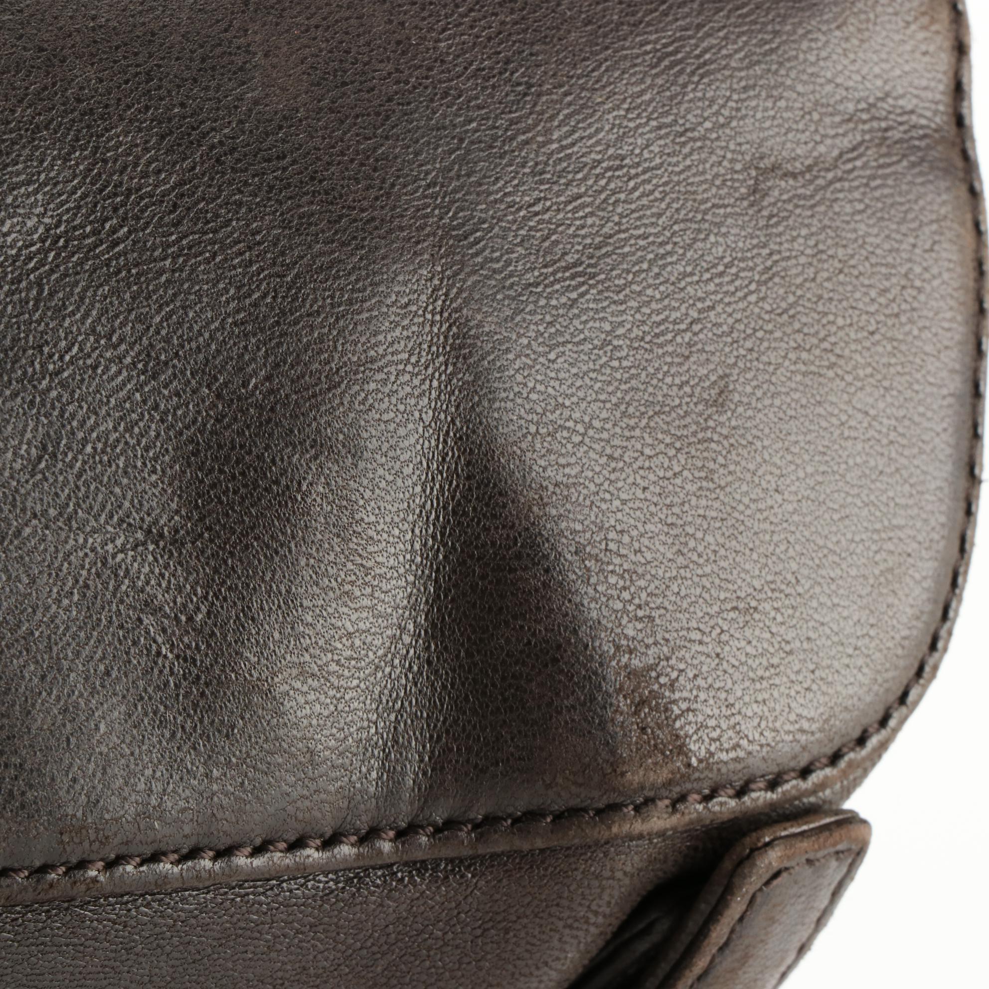 Prada Drawstring Knapsack in Soft Leather