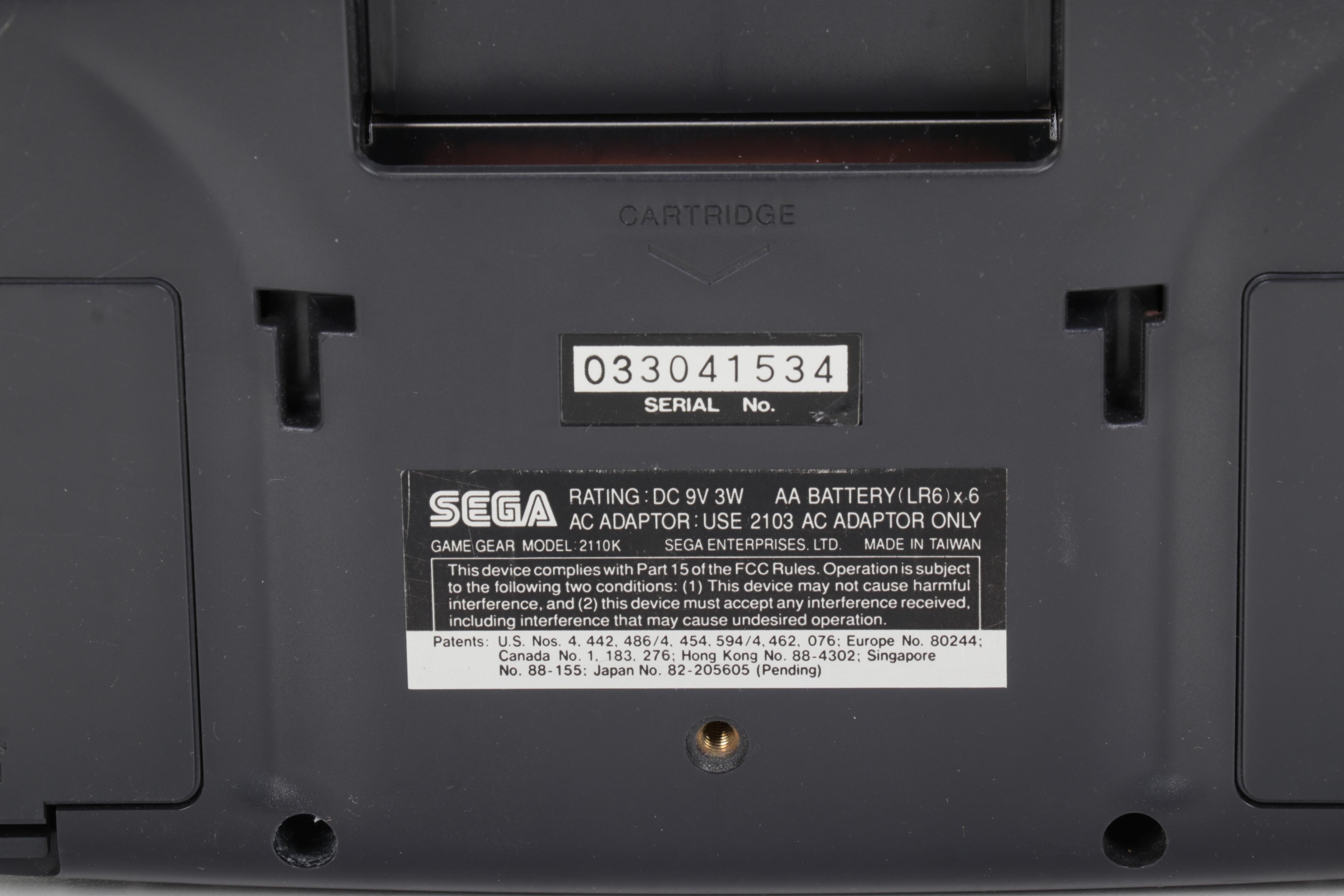 Sega Game Gear Portable Video Game Systems with Games