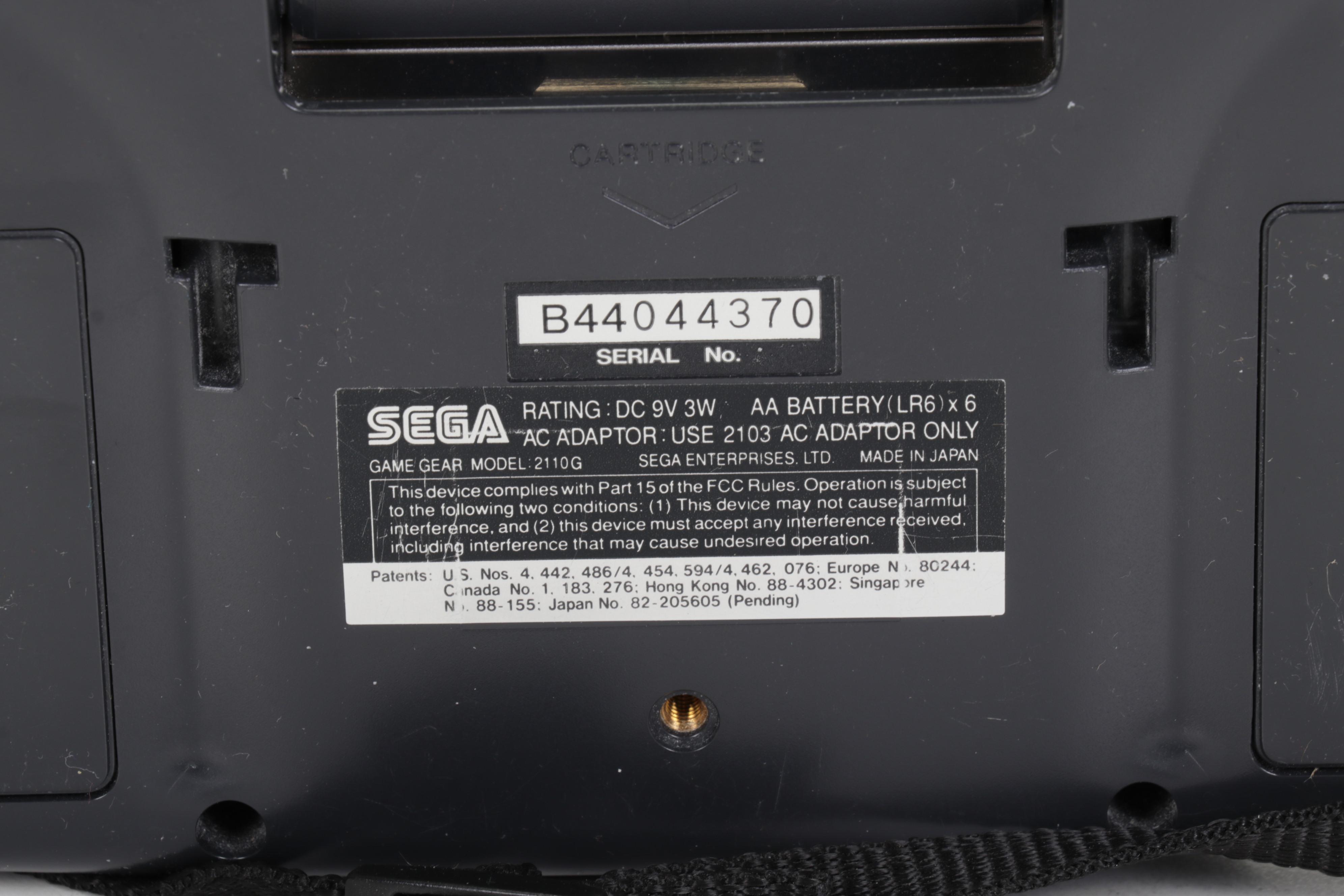 Sega Game Gear Portable Video Game Systems with Games