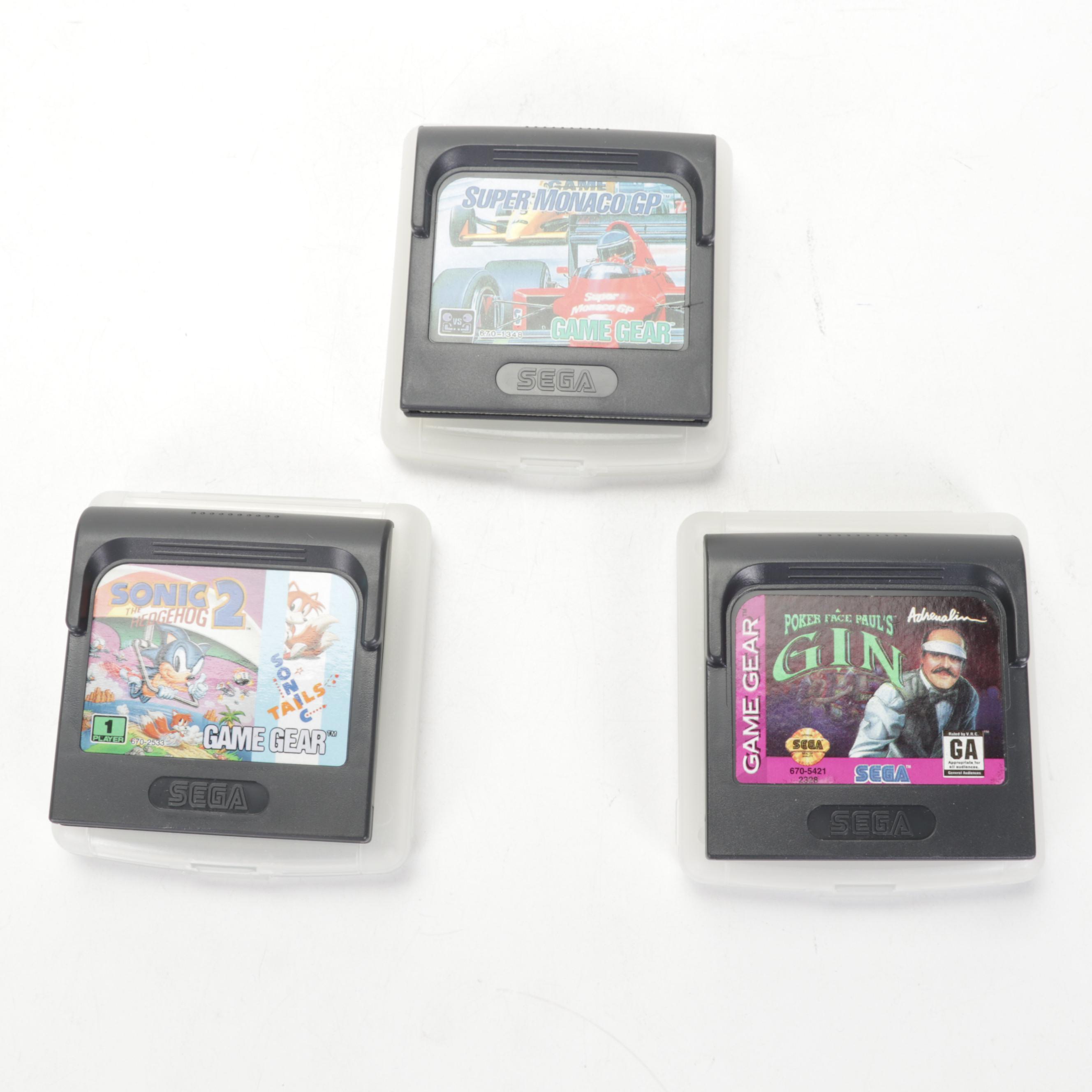 Sega Game Gear Portable Video Game Systems with Games