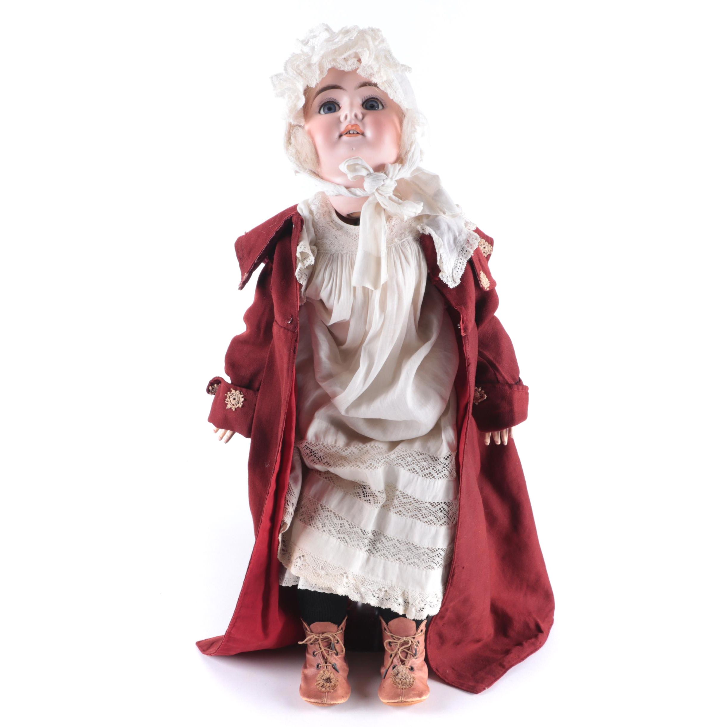 Schoenau & Hoffmeister Bisque and Composition Doll, Early 20th Century