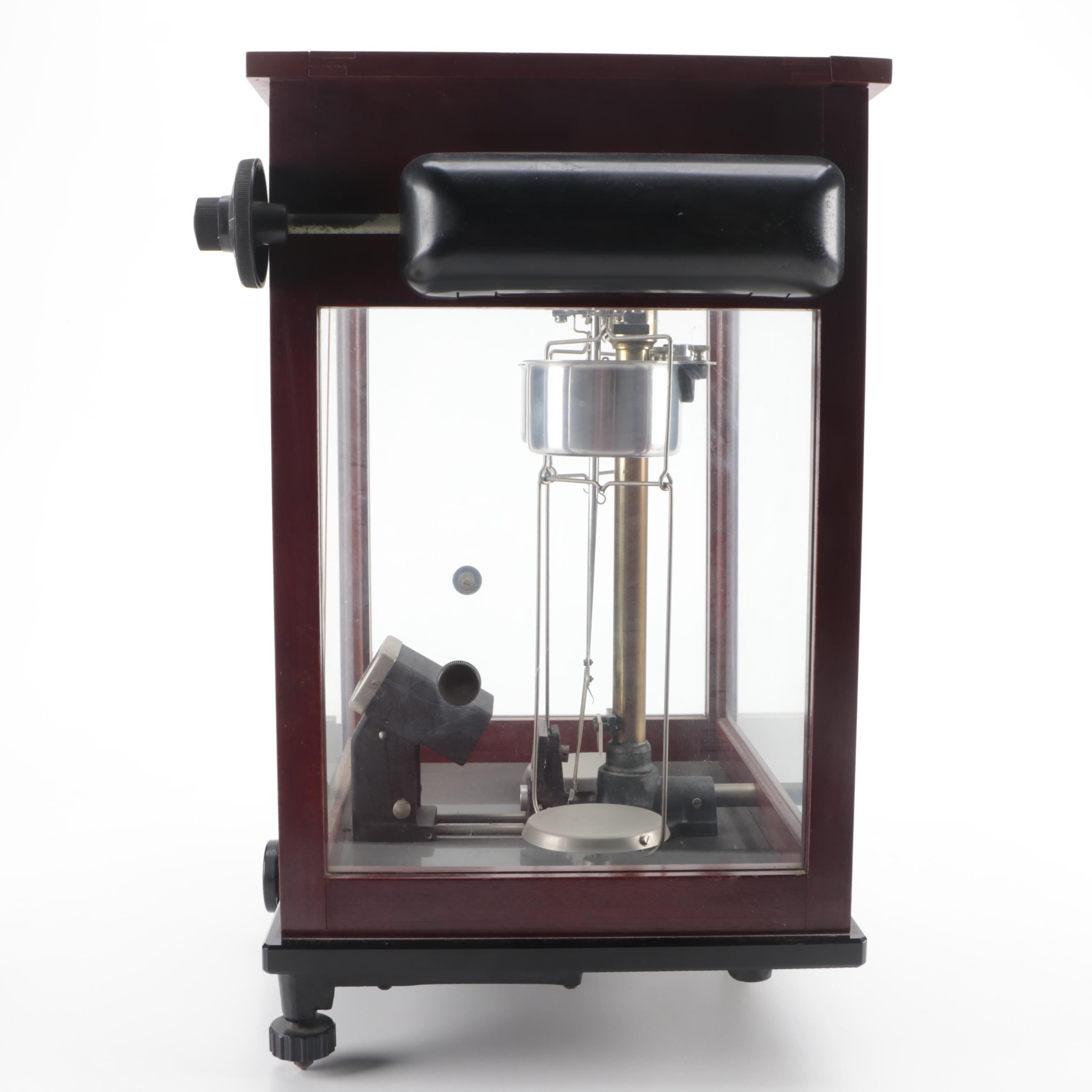 Sartorius-Werke Mechanical Analytical Balancing Scale with Weights, Mid-20th C.