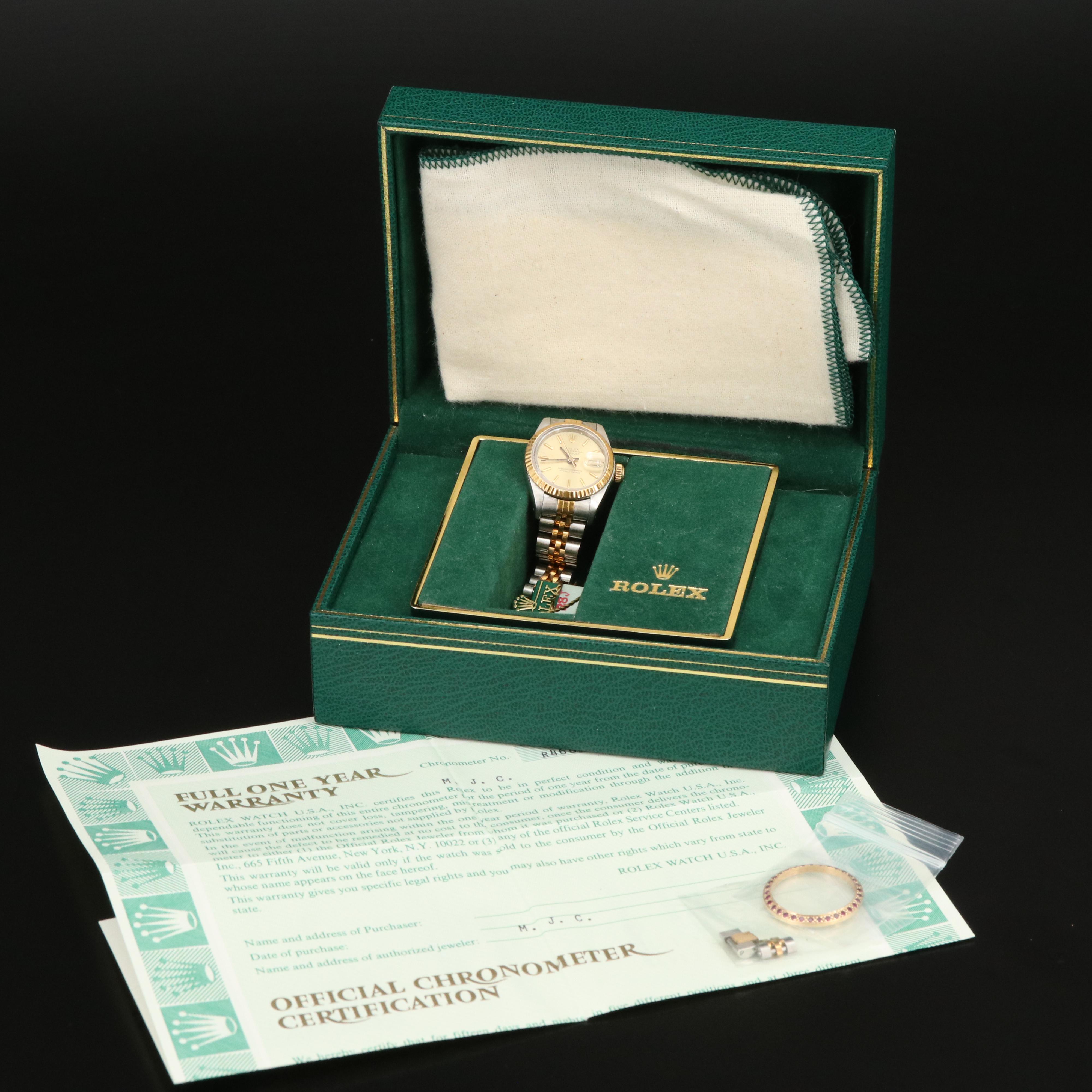 1987 - 1988 Rolex Oyster Perpetual Datejust Watch