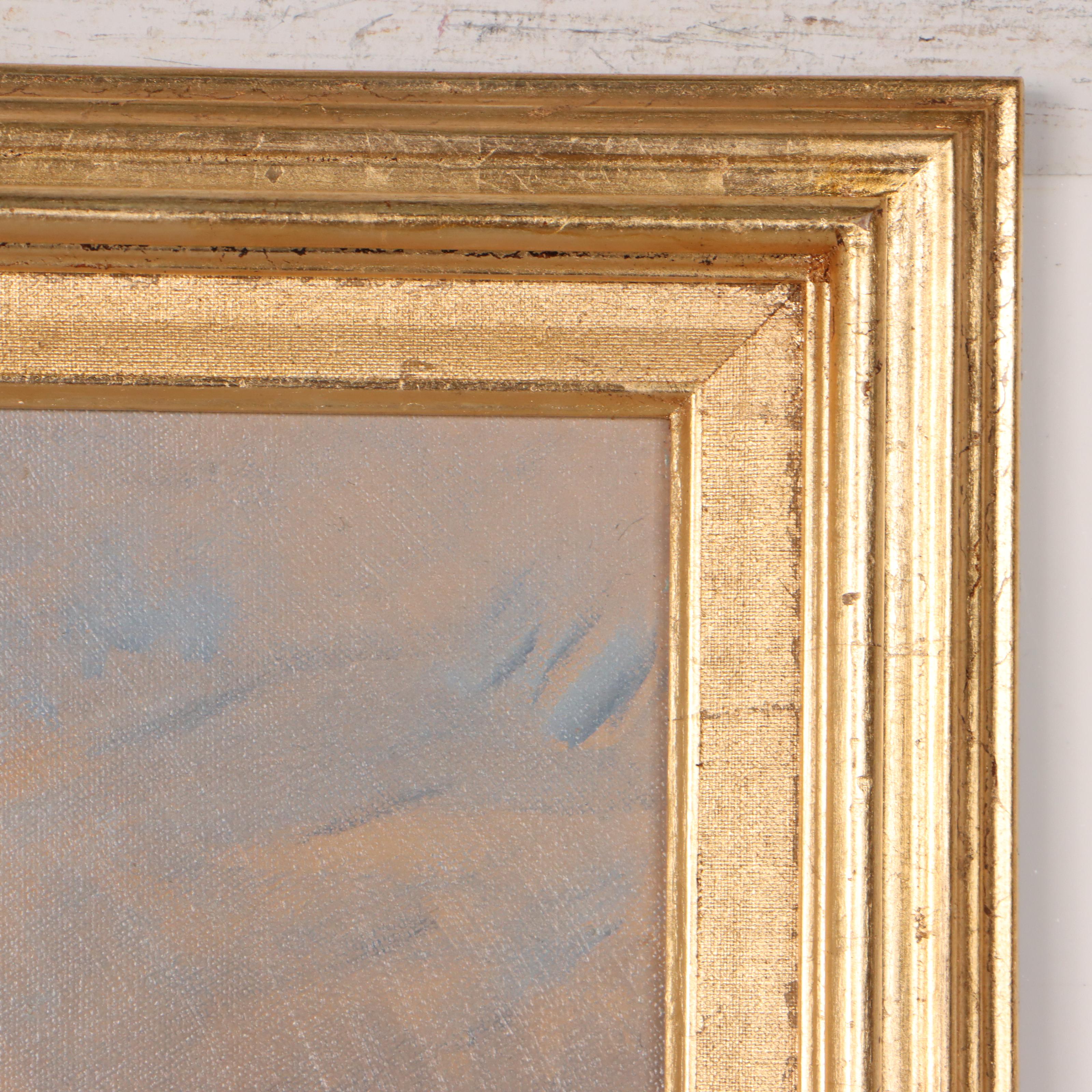 Donald R. Schwartz Oil Painting of Equine Portrait, 1971