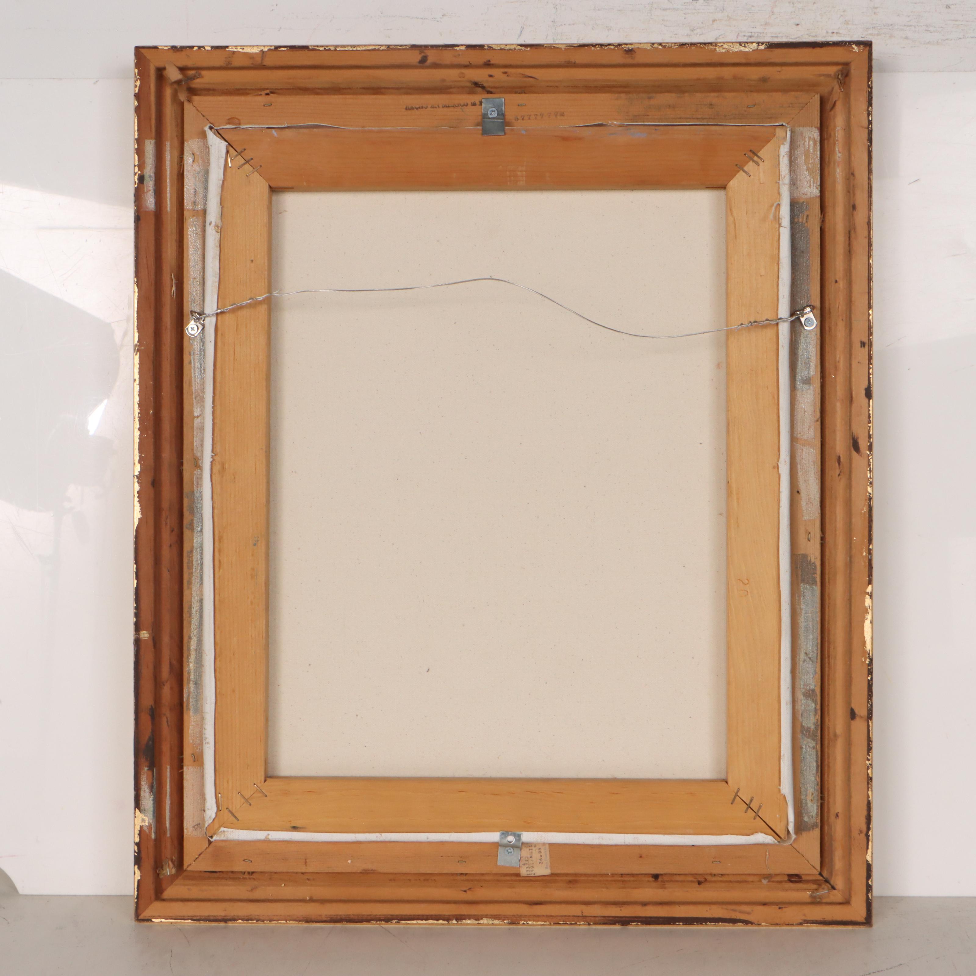 Donald R. Schwartz Oil Painting of Equine Portrait, 1971