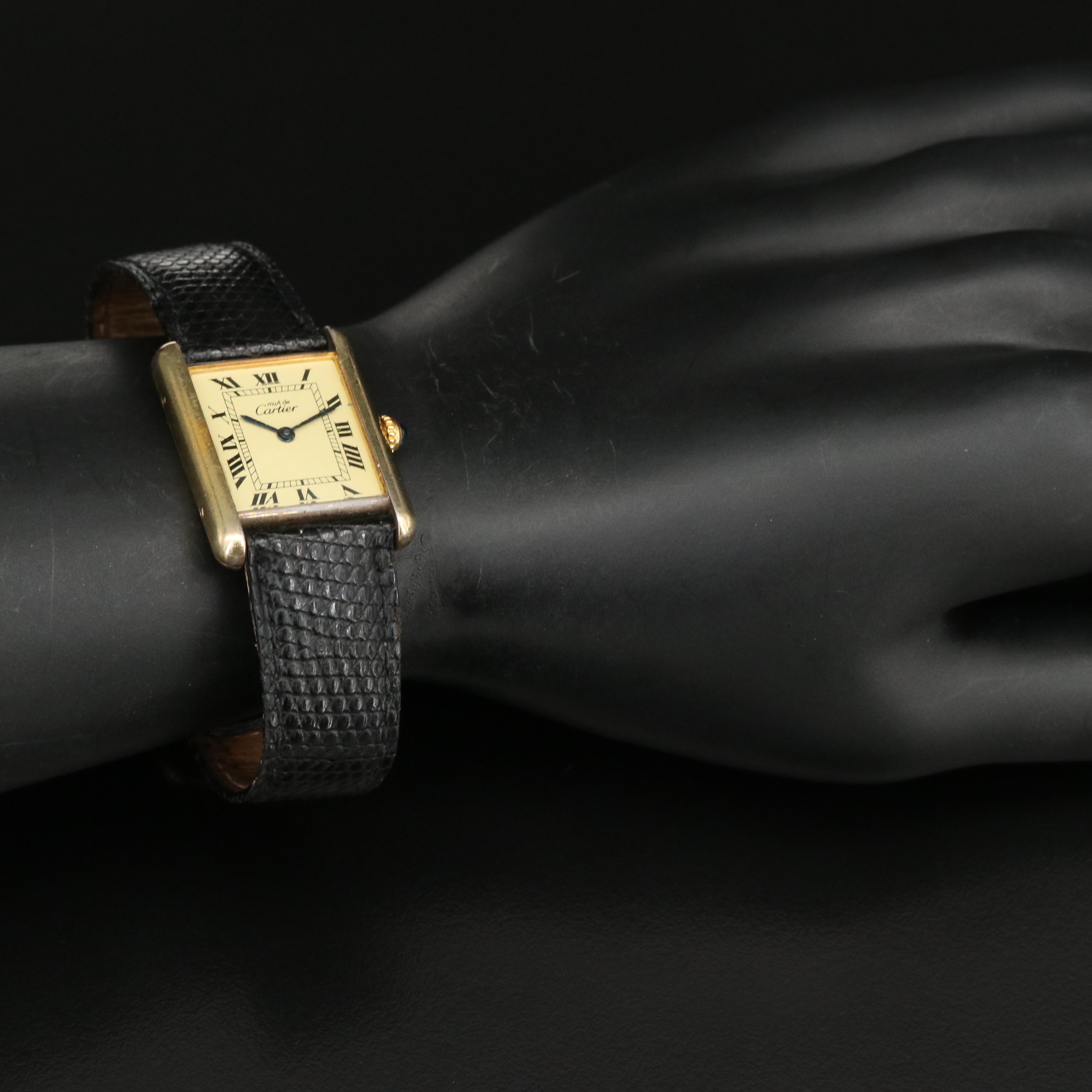 Cartier Must de Cartier Vermeil Tank Quartz Watch