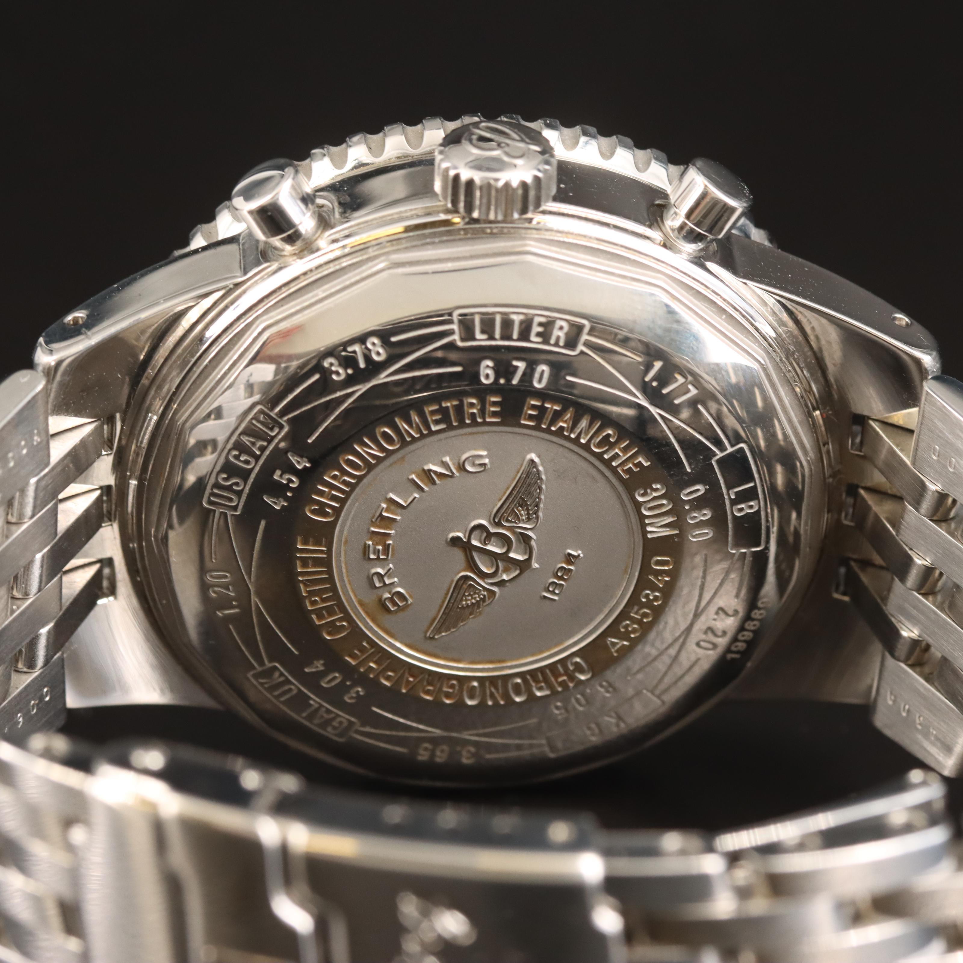 Breitling Navitimer Heritage Blue Dial 43mm Stainless Steel Automatic Watch