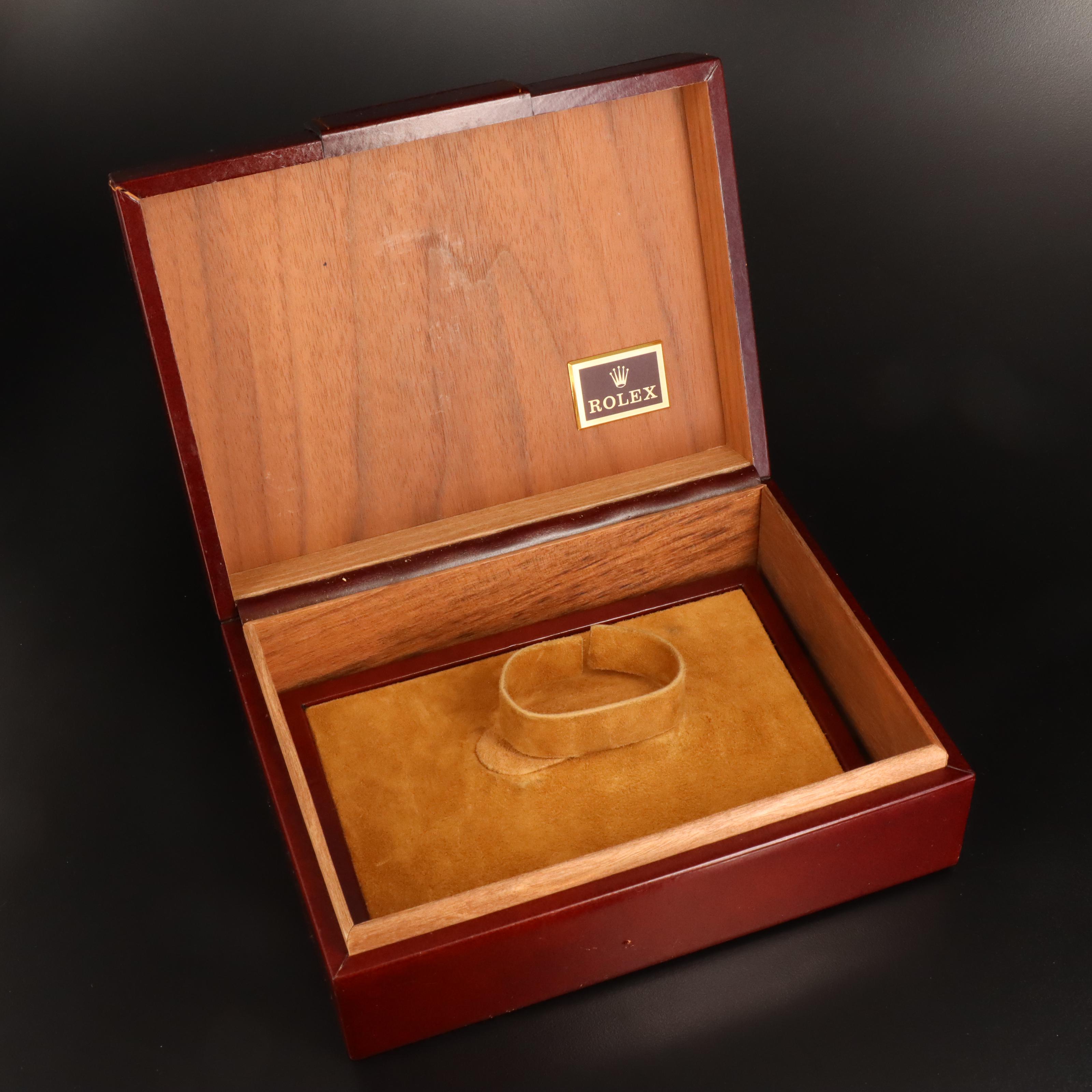 Leather and Wood Rolex Box