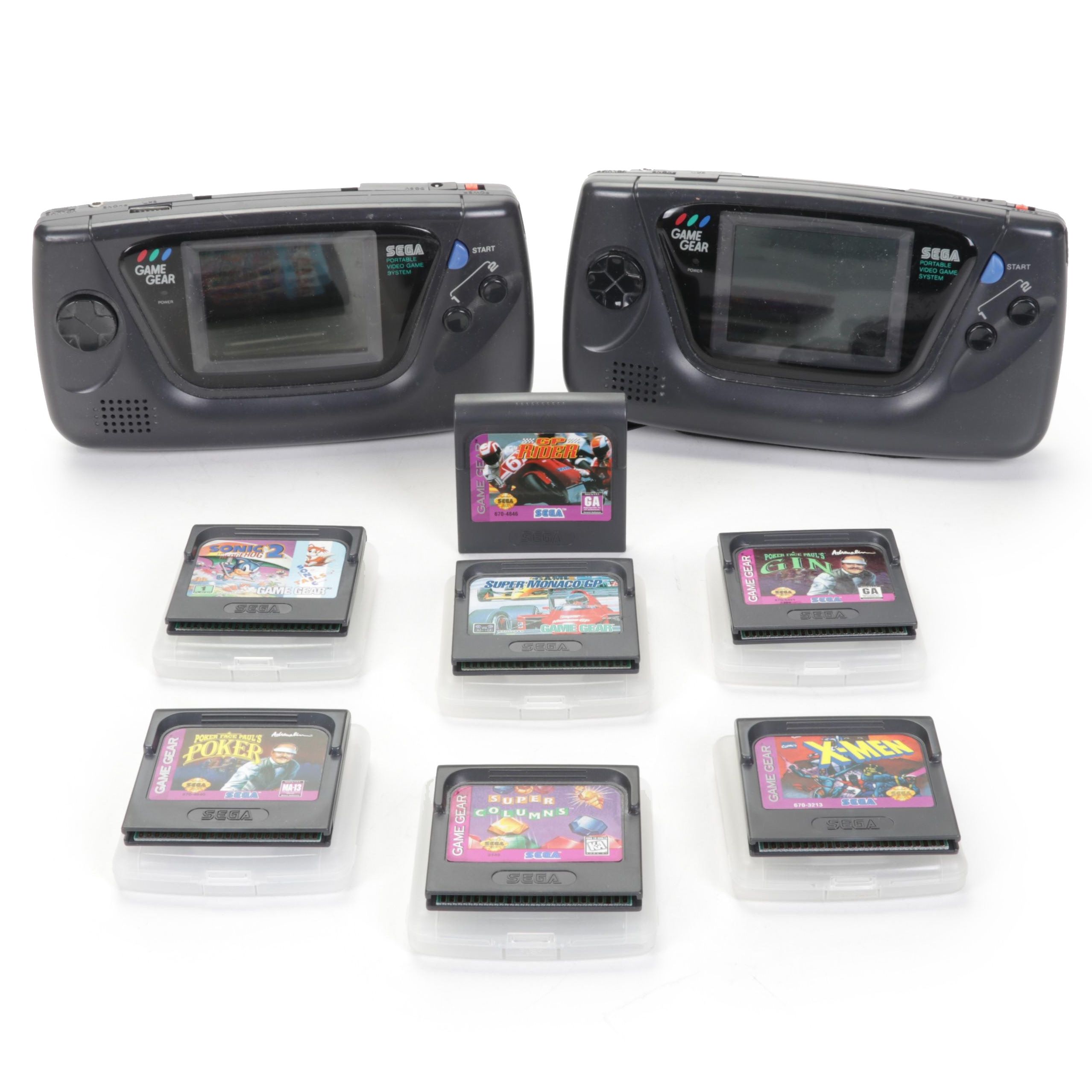 Sega Game Gear Portable Video Game Systems with Games