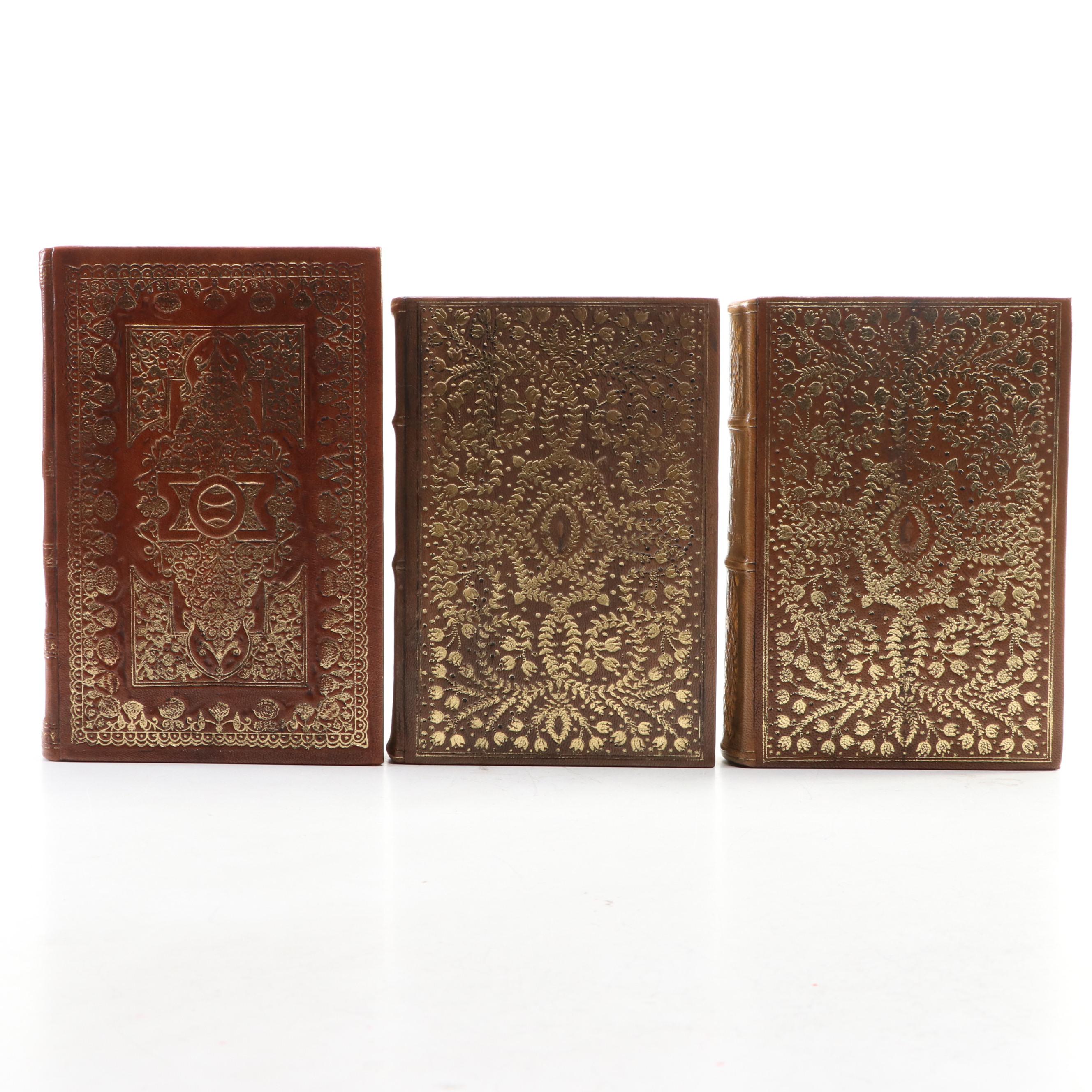 Leather Bound Children's Books Including "Pollyana" and "Anne of Windy Poplars"