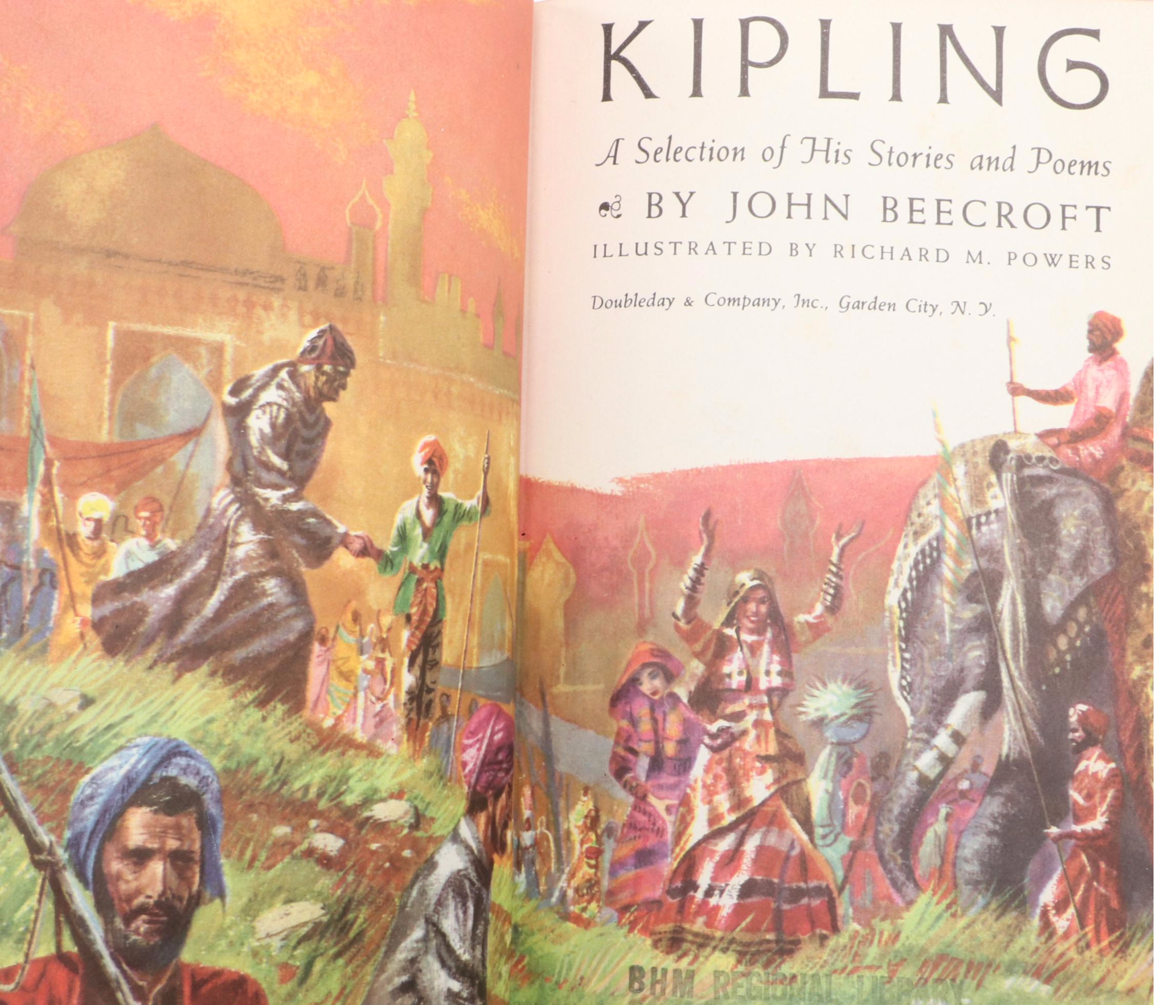 Leather Bound Children's Books Including "Pollyana" and "Anne of Windy Poplars"