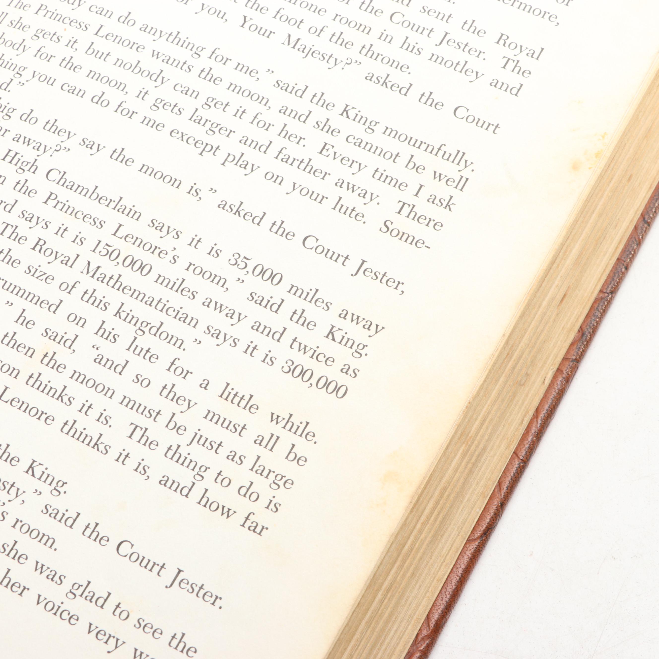 Leather Bound Children's Books Including "Pollyana" and "Anne of Windy Poplars"