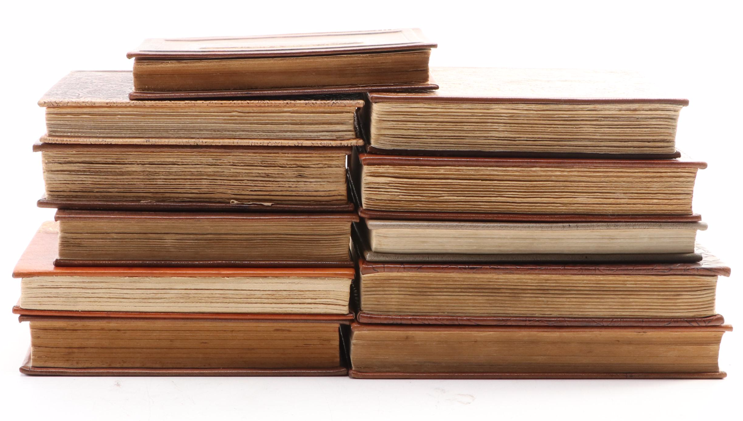 Leather Bound Children's Books Including "Pollyana" and "Anne of Windy Poplars"