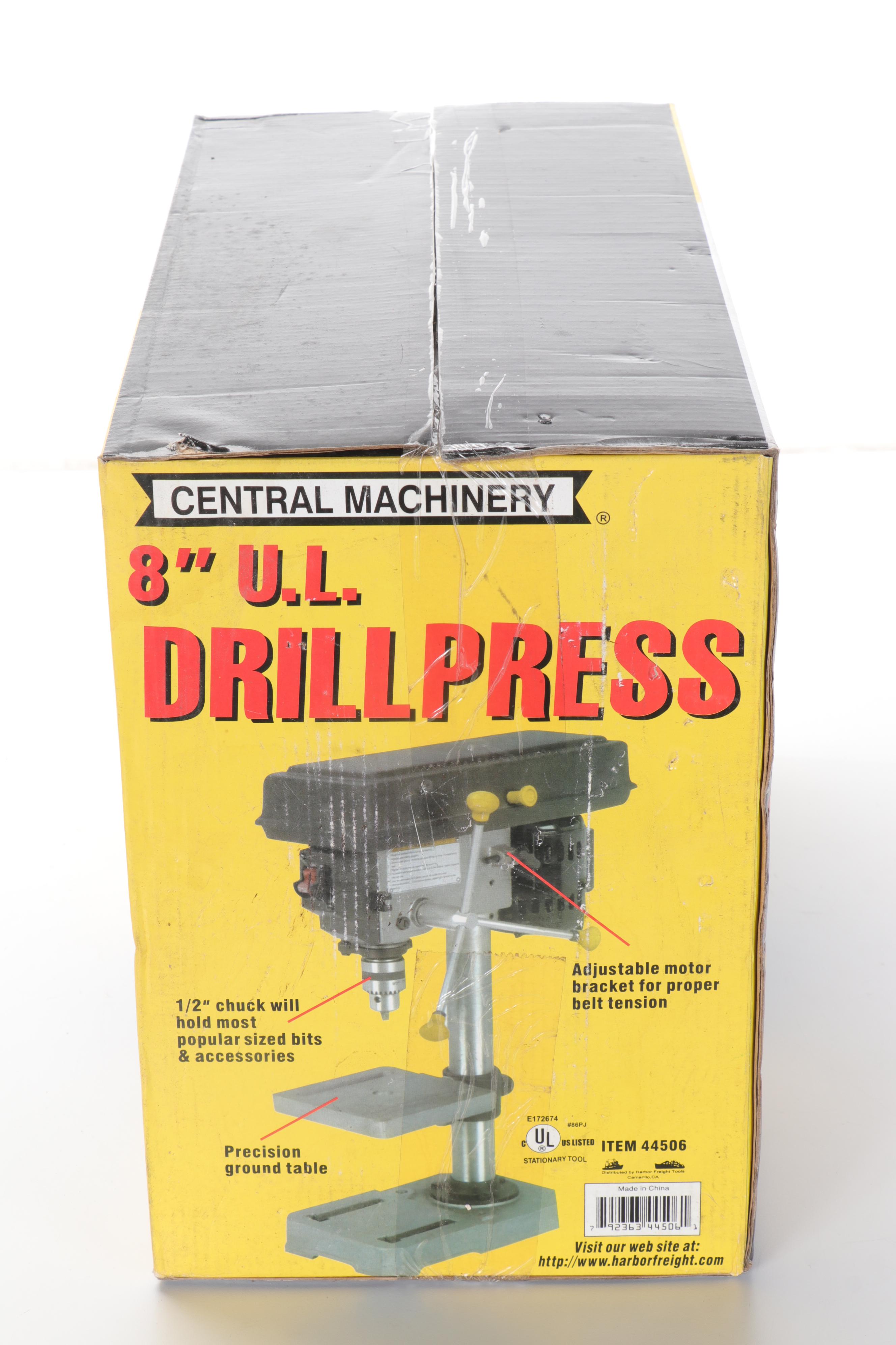 Central Machinery 8" Bench Mount Drill Press