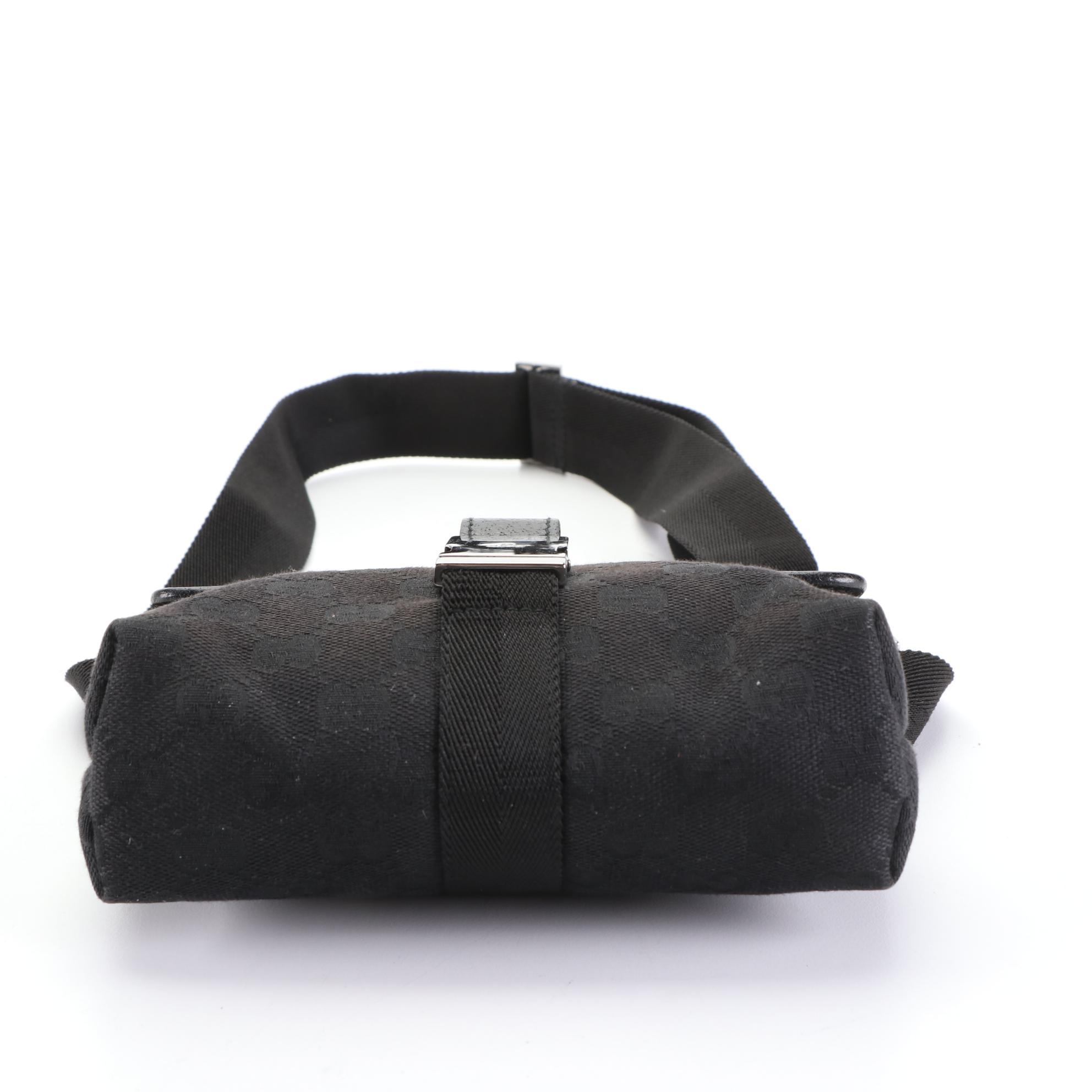 Gucci GG Canvas and Leather Belt Bag