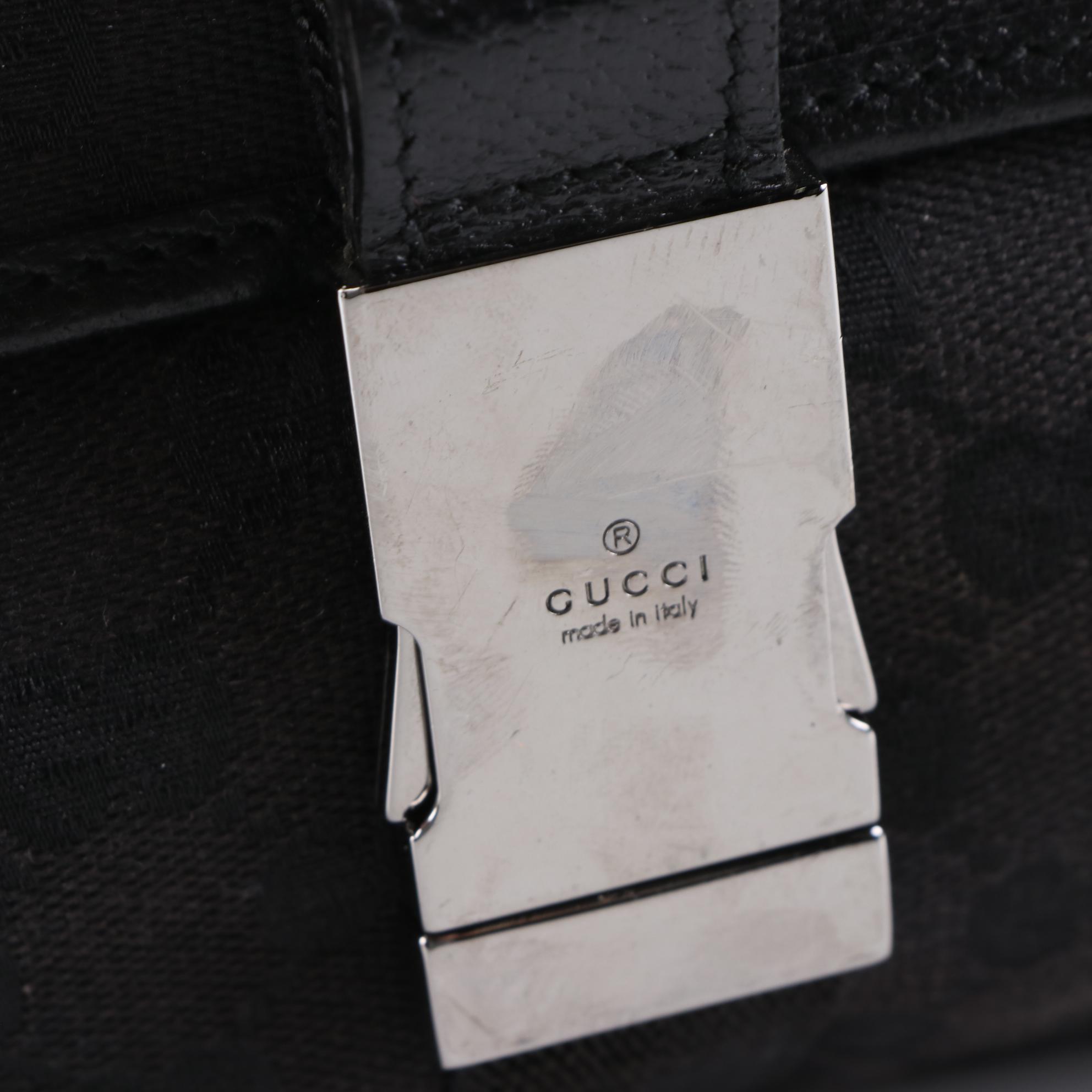 Gucci GG Canvas and Leather Belt Bag