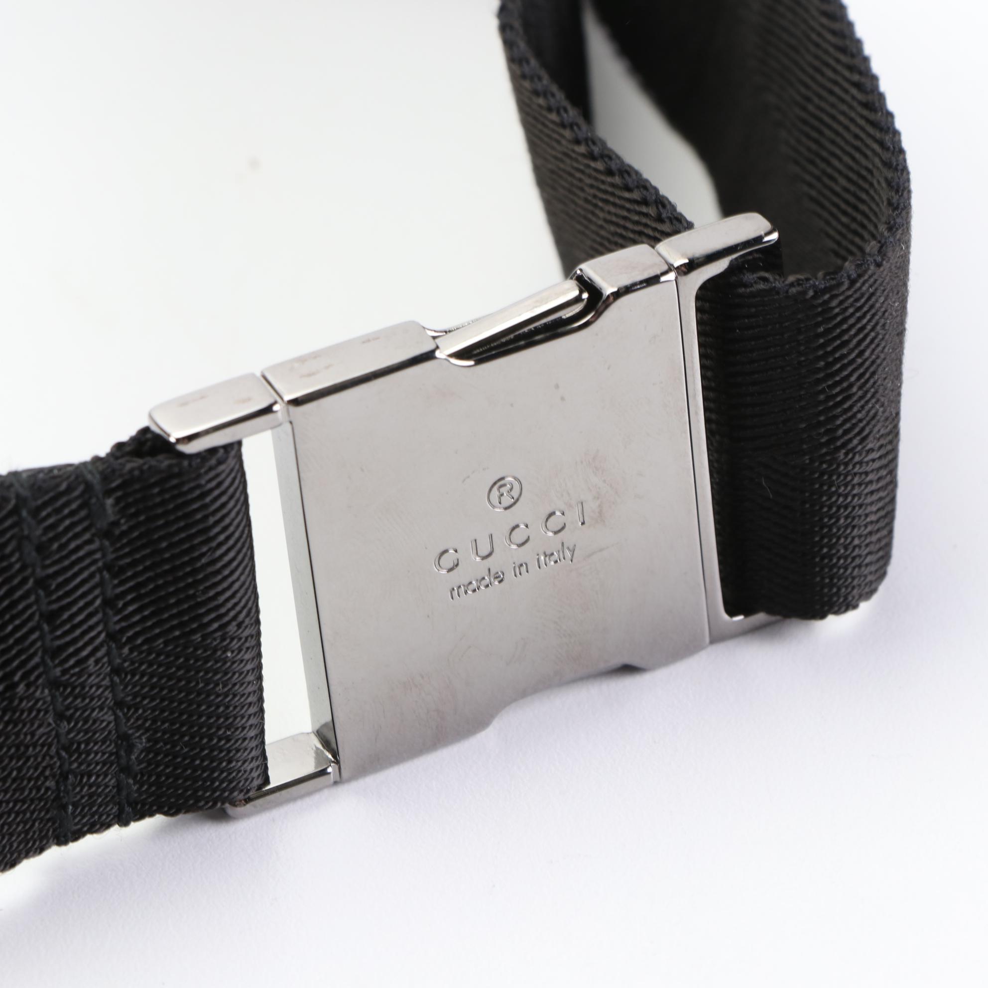 Gucci GG Canvas and Leather Belt Bag