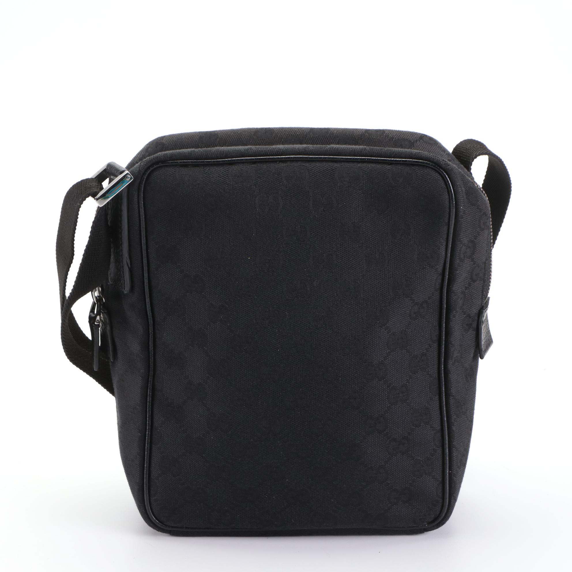 Gucci GG Canvas and Leather Crossbody