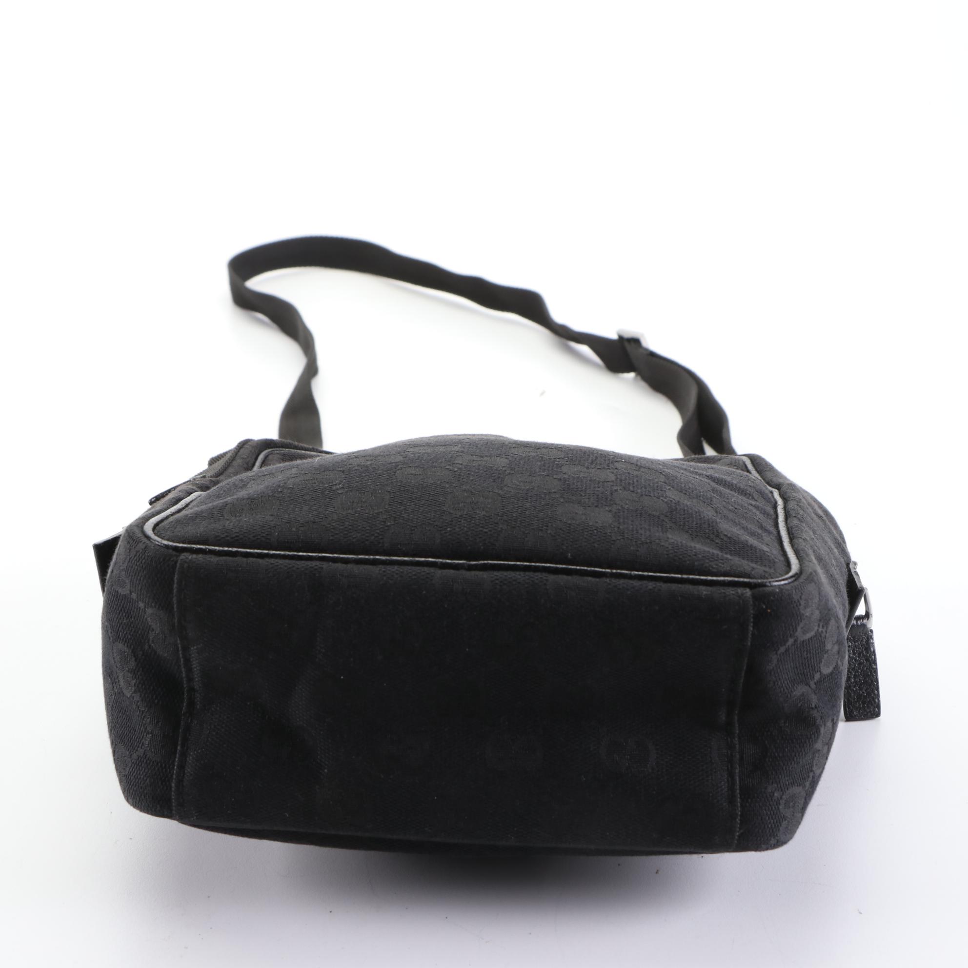 Gucci GG Canvas and Leather Crossbody