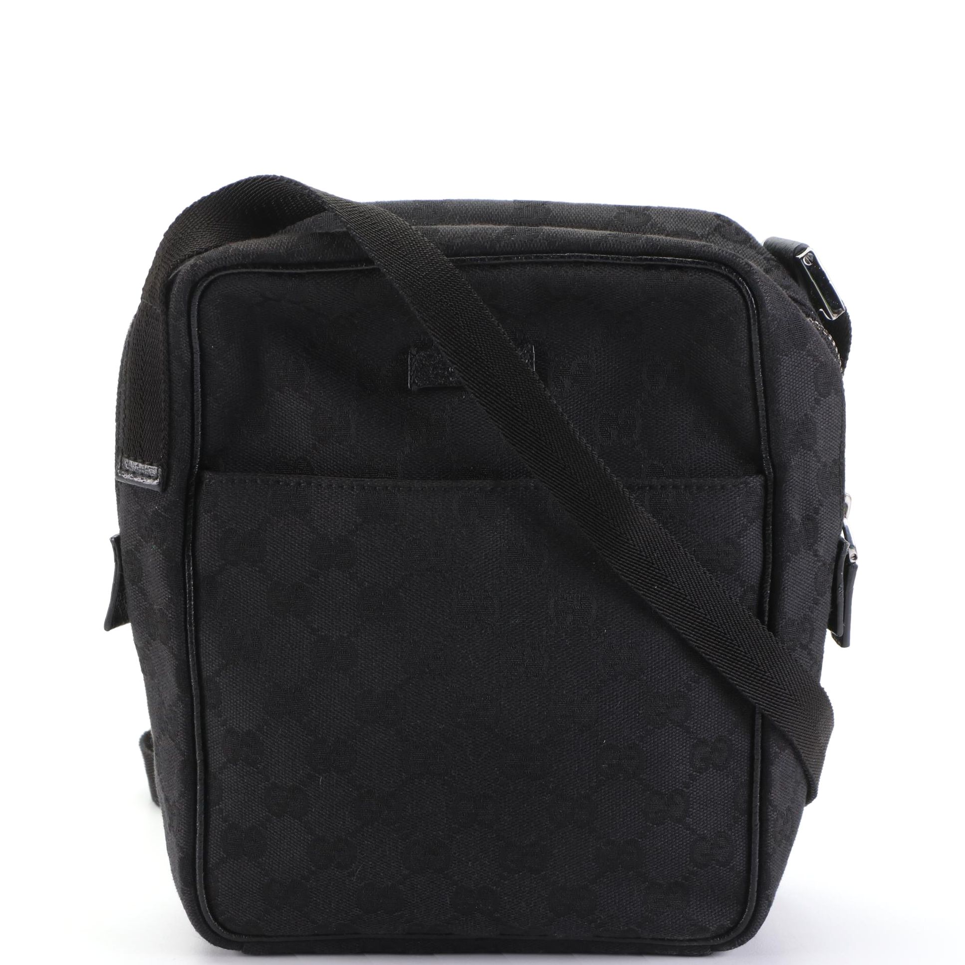 Gucci GG Canvas and Leather Crossbody