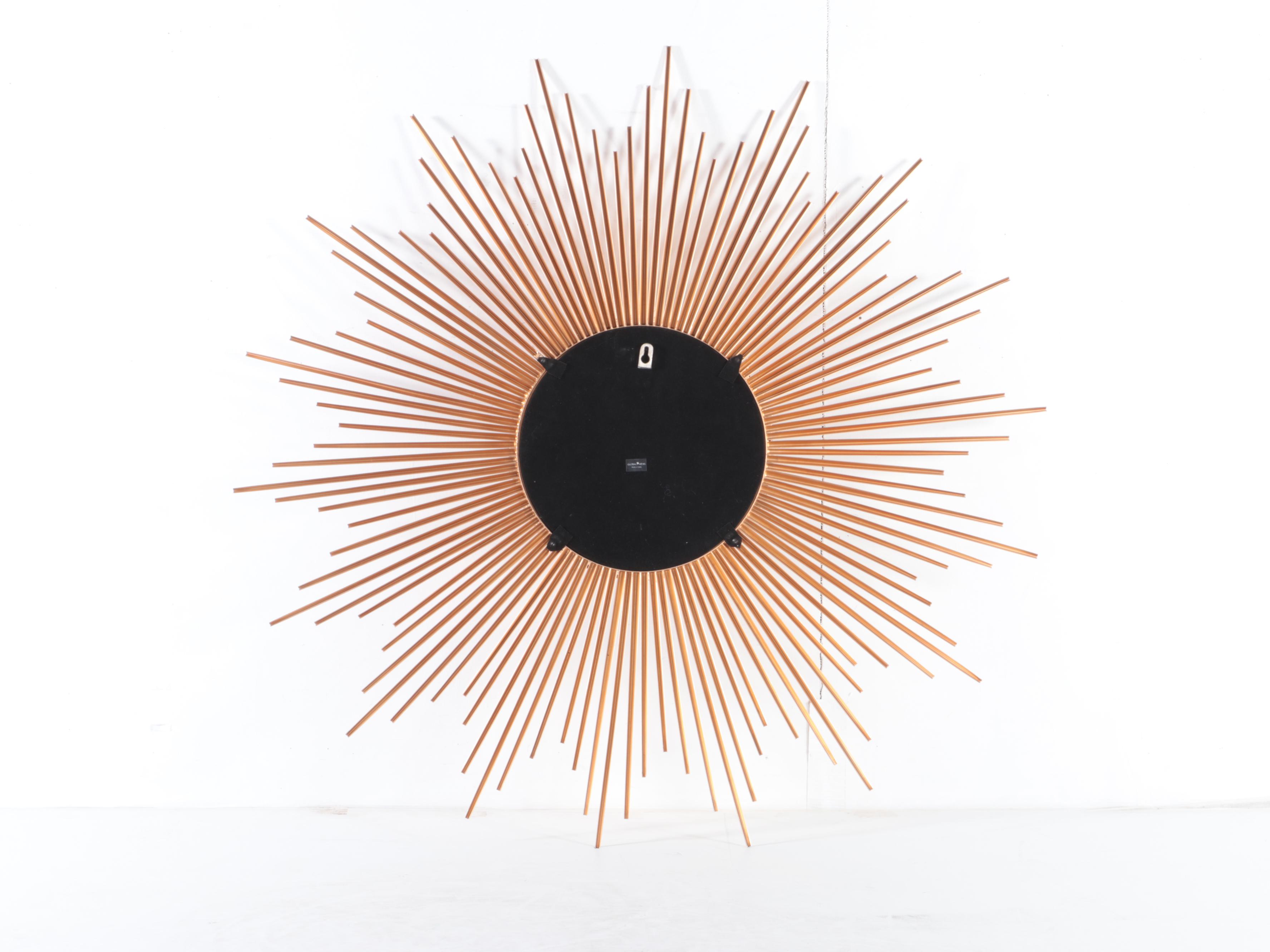 Global Views Sunburst Round Accent Wall Mirror