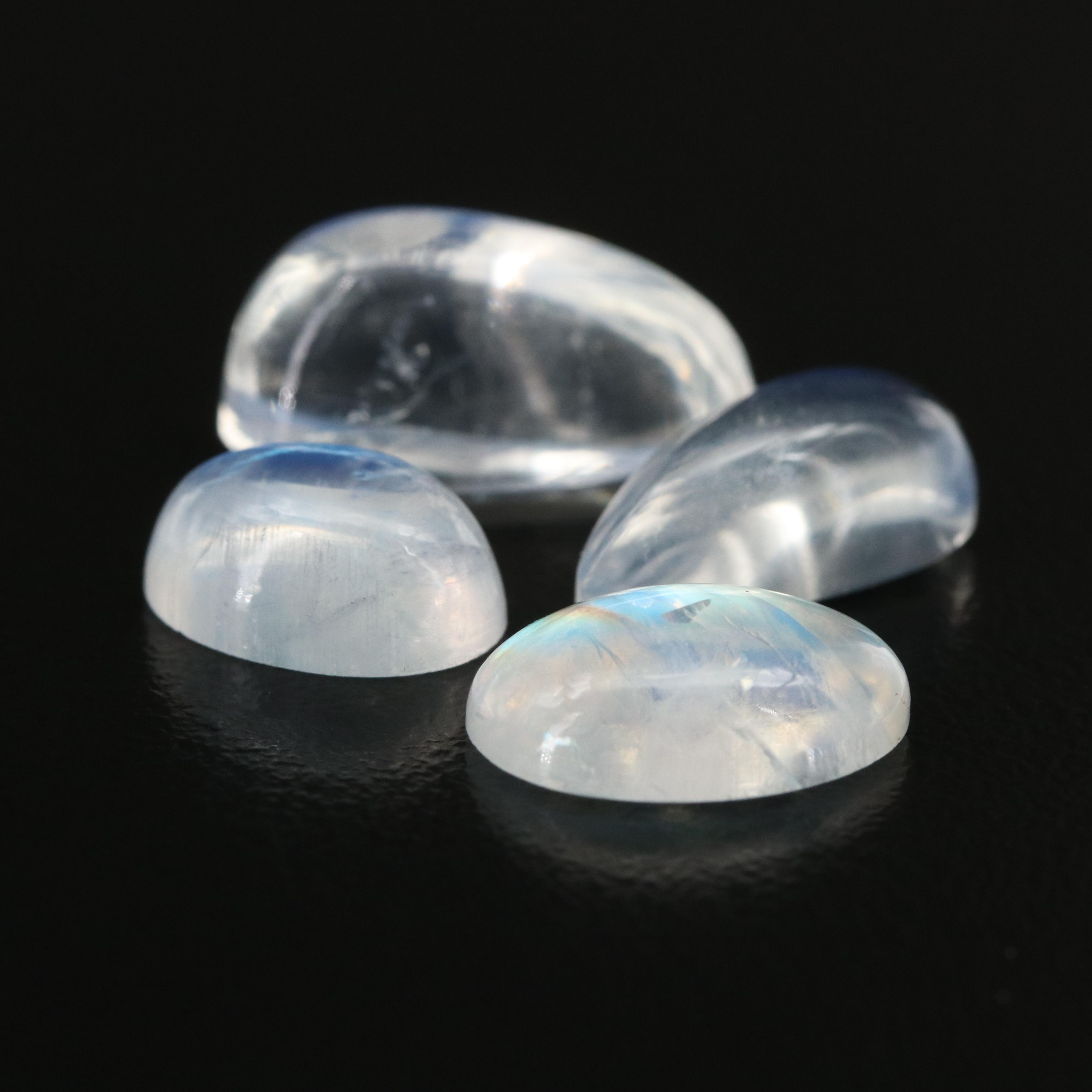 Loose 20.51 CTW Rainbow Moonstone and Moonstones