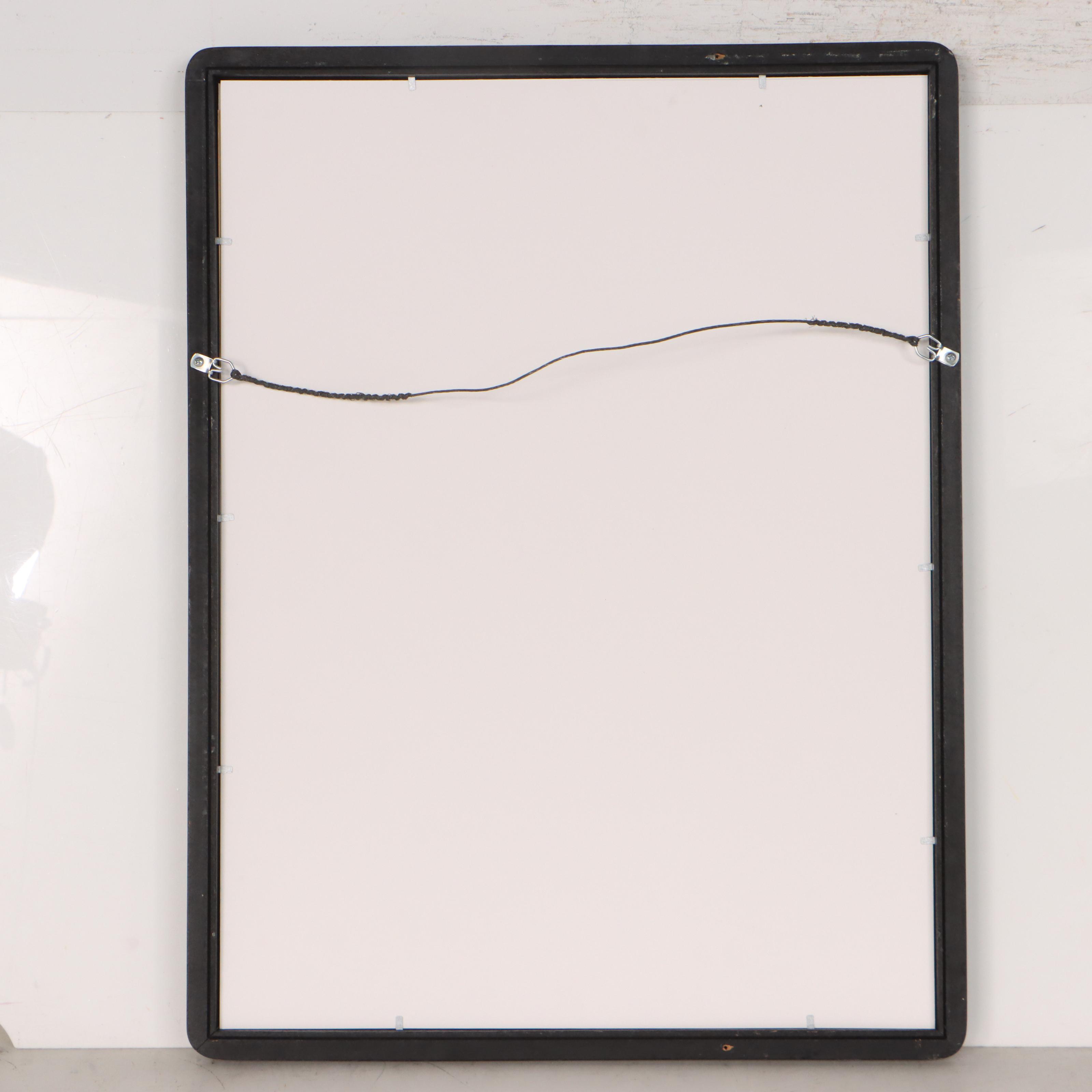 Harry Hilson Abstract Ink and Watercolor Painting