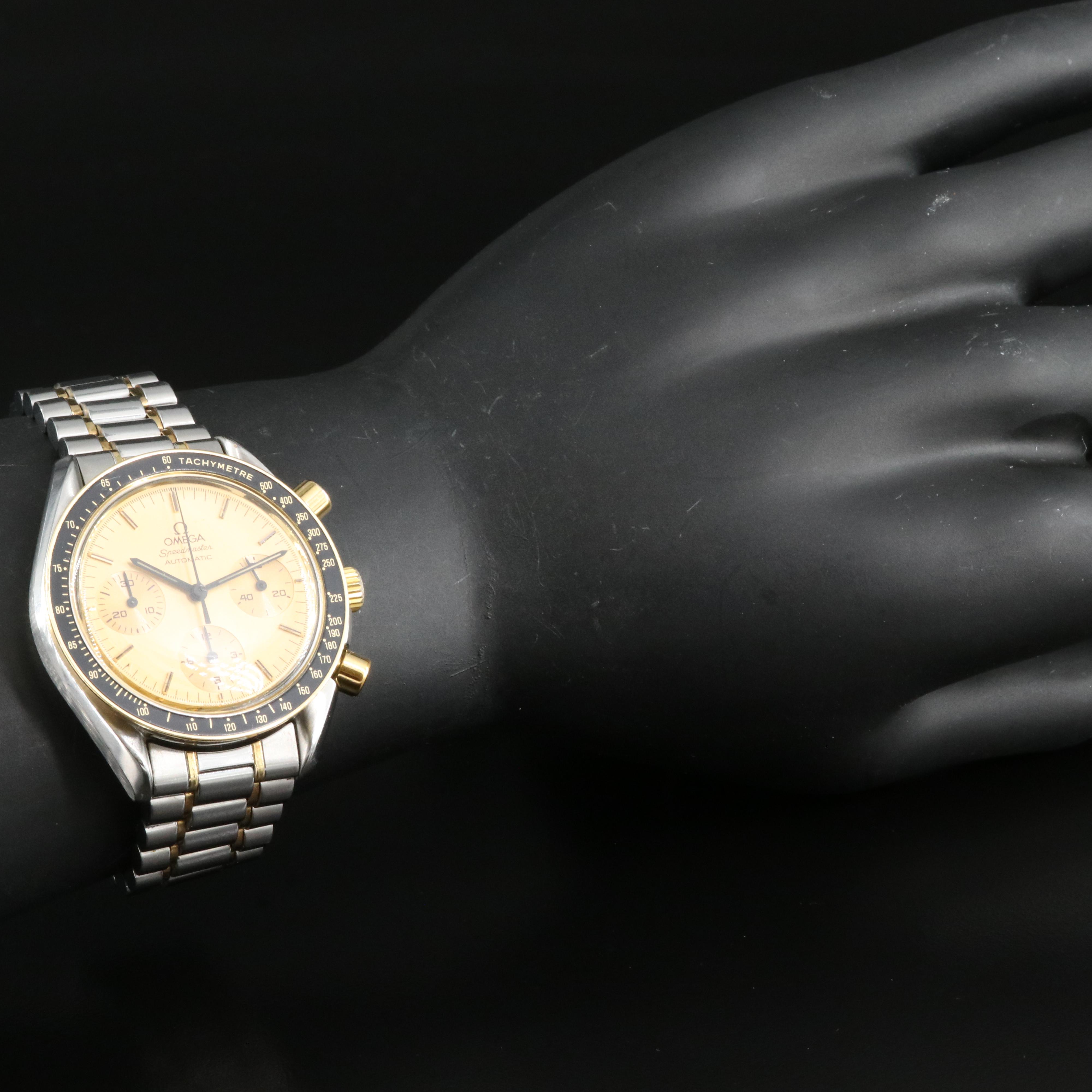 Omega Speedmaster Reduced 18K and Stainless Steel Automatic Watch