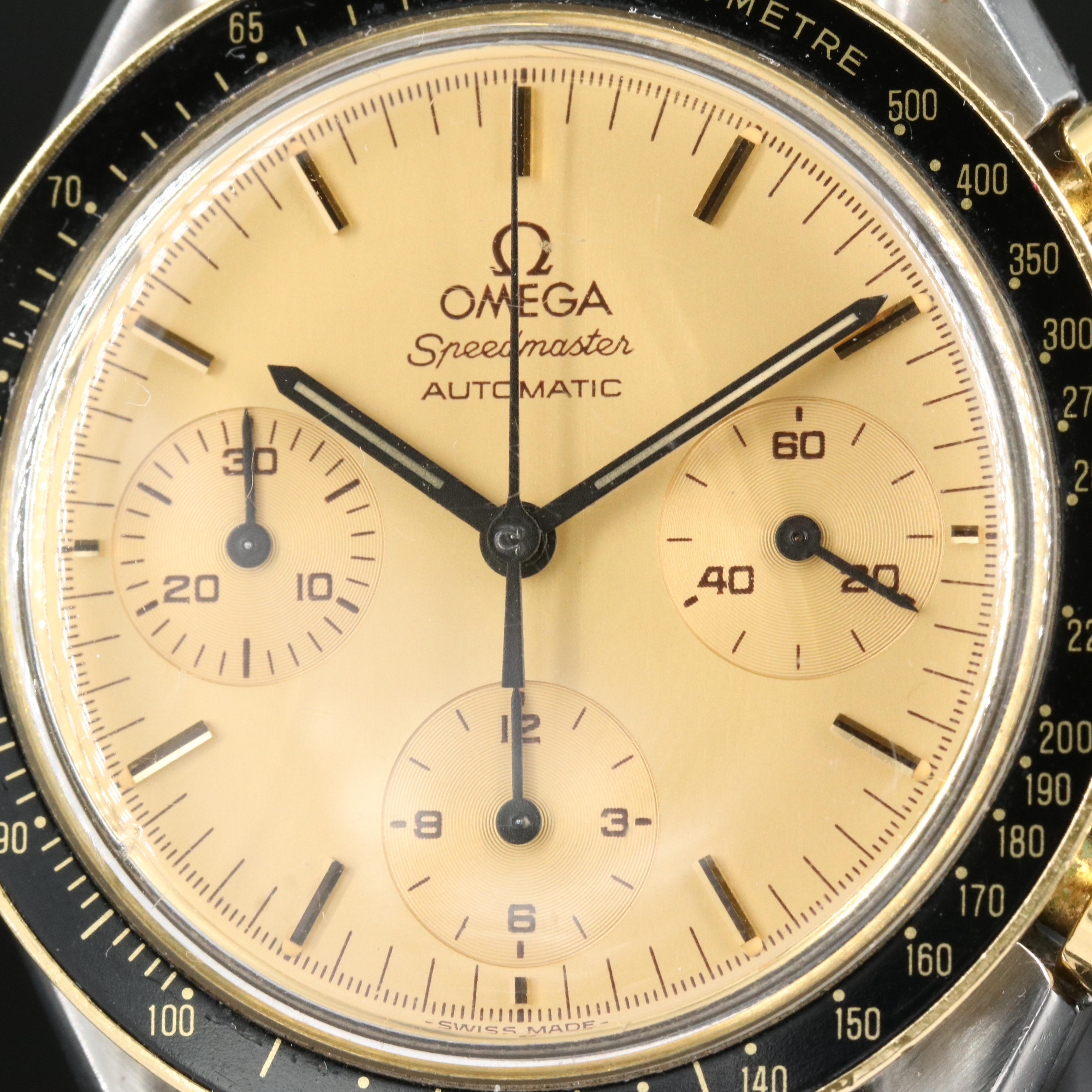 Omega Speedmaster Reduced 18K and Stainless Steel Automatic Watch